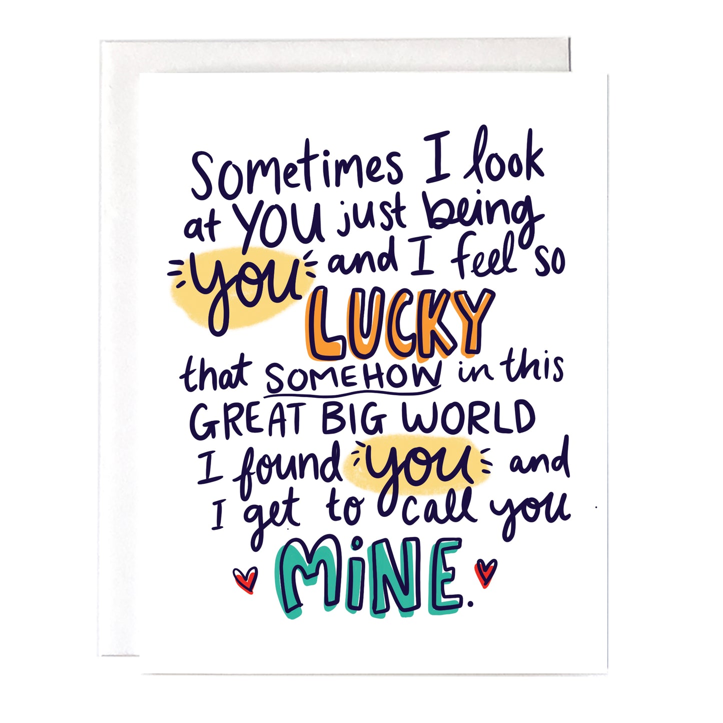 romantic anniversary card