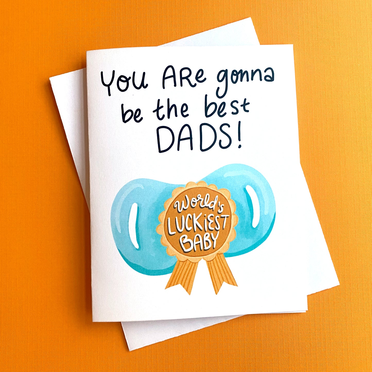 Gay Dads Baby Card