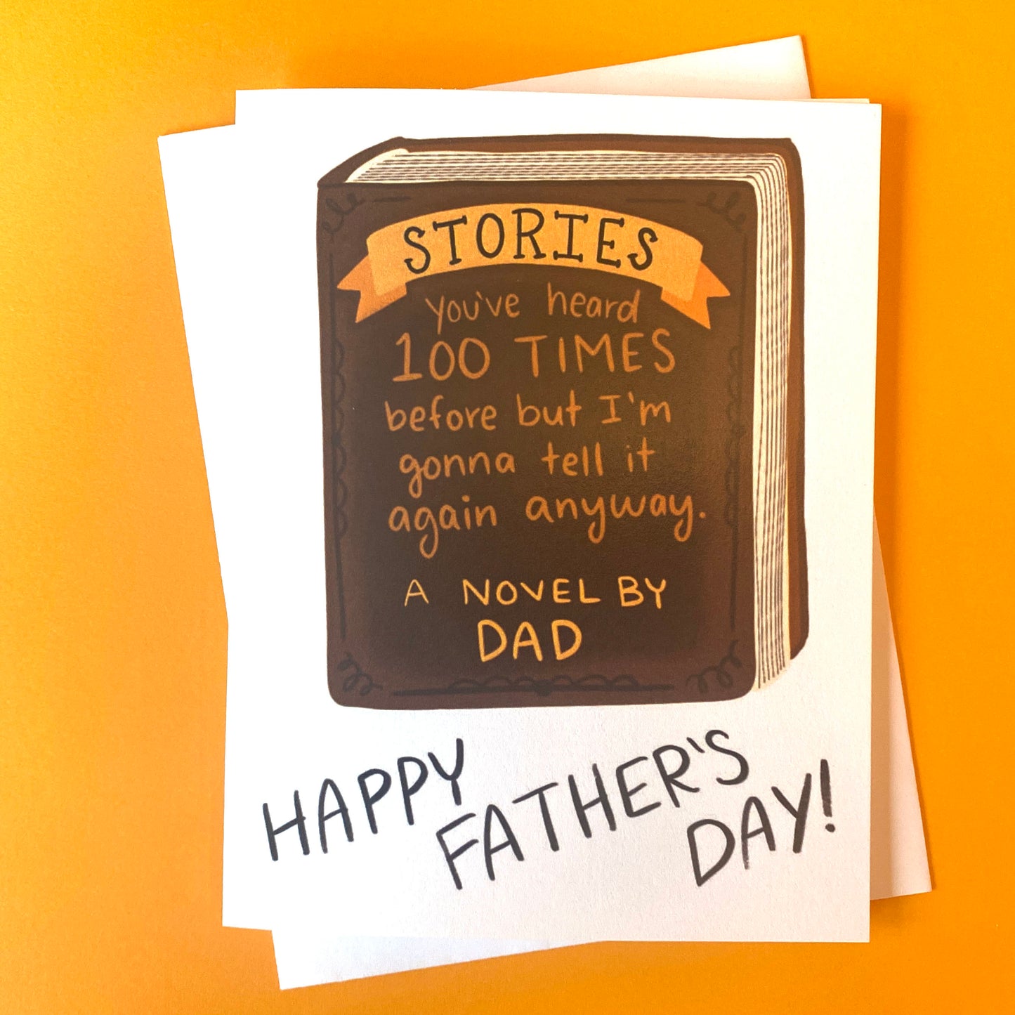 Dad Novel Fathers Day Card