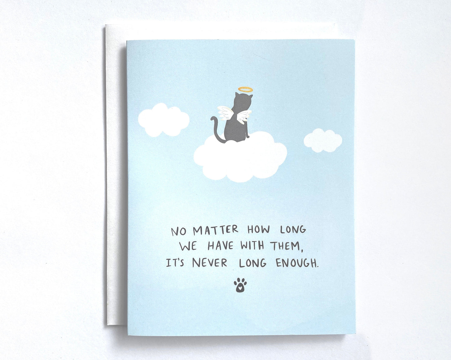 Loss of Cat Card, Cat Bereavement, Cat Sympathy Card, Cat Condolences Card, Cat Memorial Card, Anniversary of Cat Loss Card, Pet Loss Card