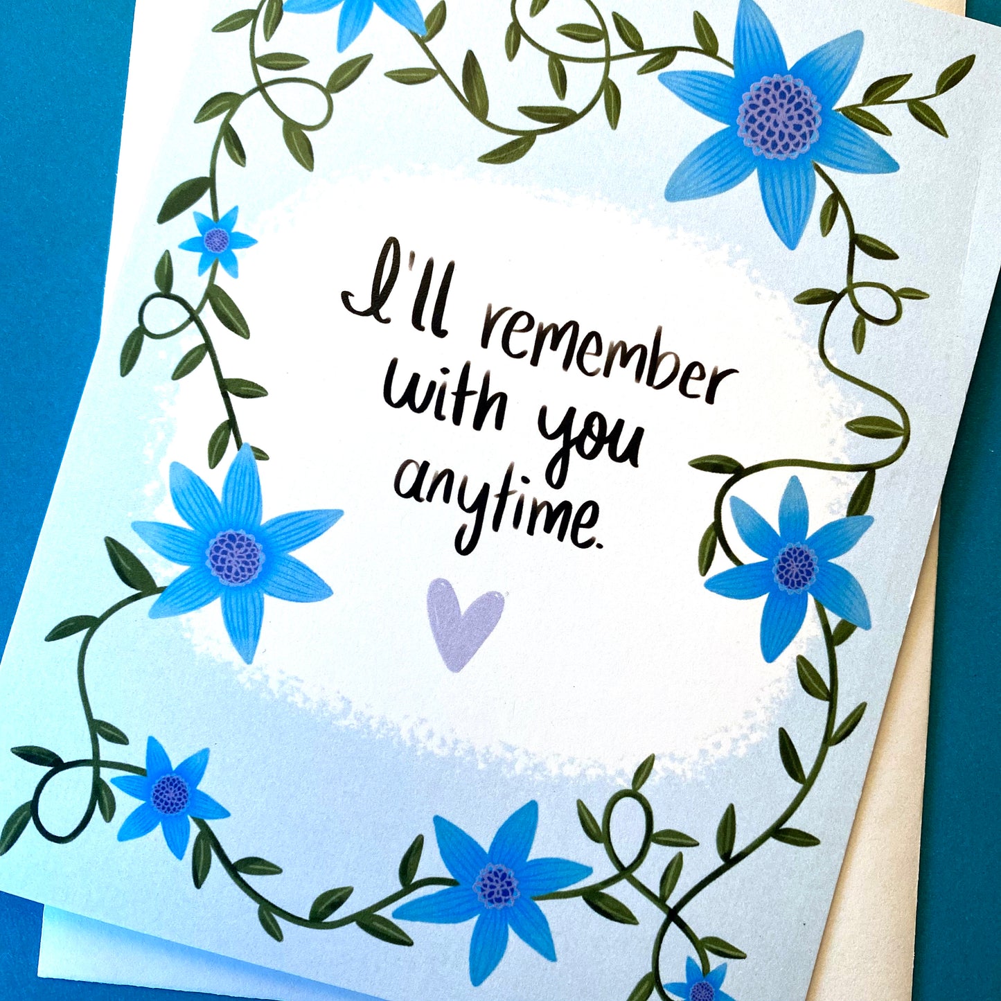 Sympathy Card, Condolence Card, Death Anniversary, Here for you Card, Grief Cards, Loss of Husband Card, Loss of Child Card, Support Card