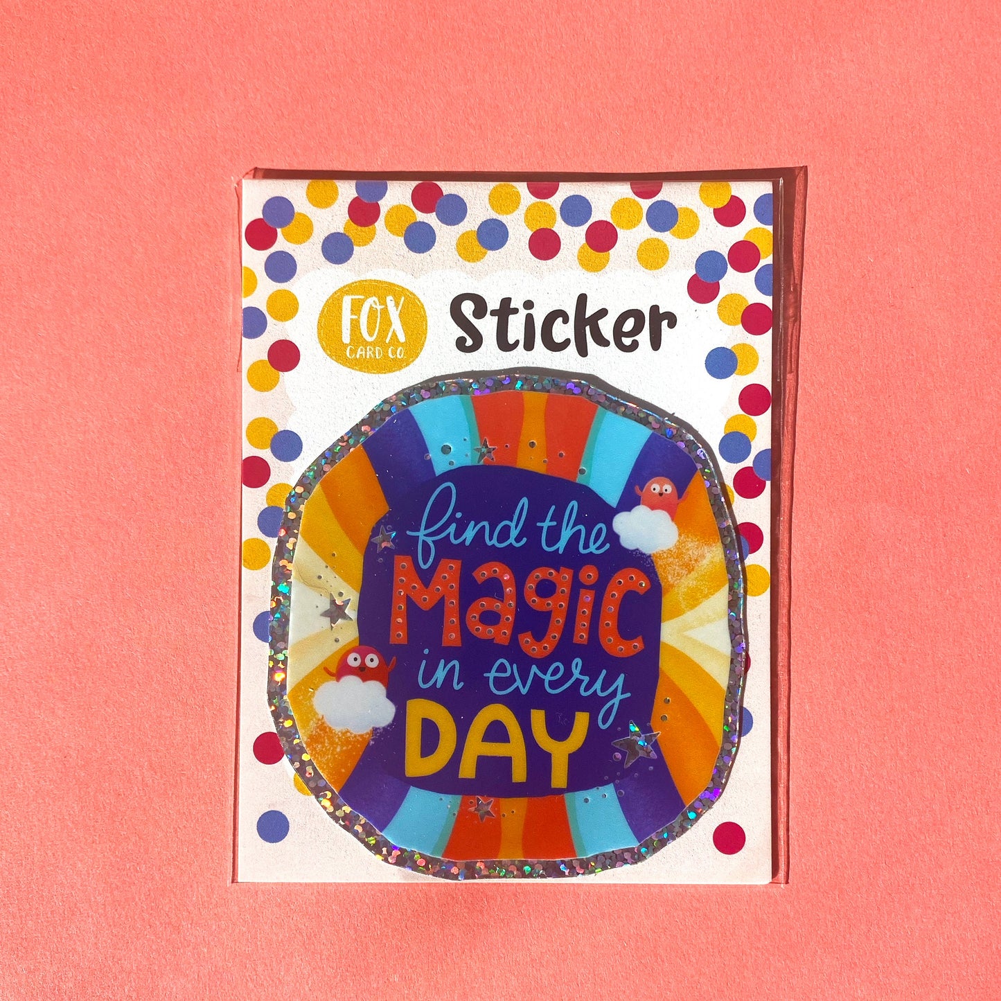 Find the Magic Sticker, Glittery Stickers, sparkly stickers, magical sticker, stickers magic, find your magic, glitter magic sticker
