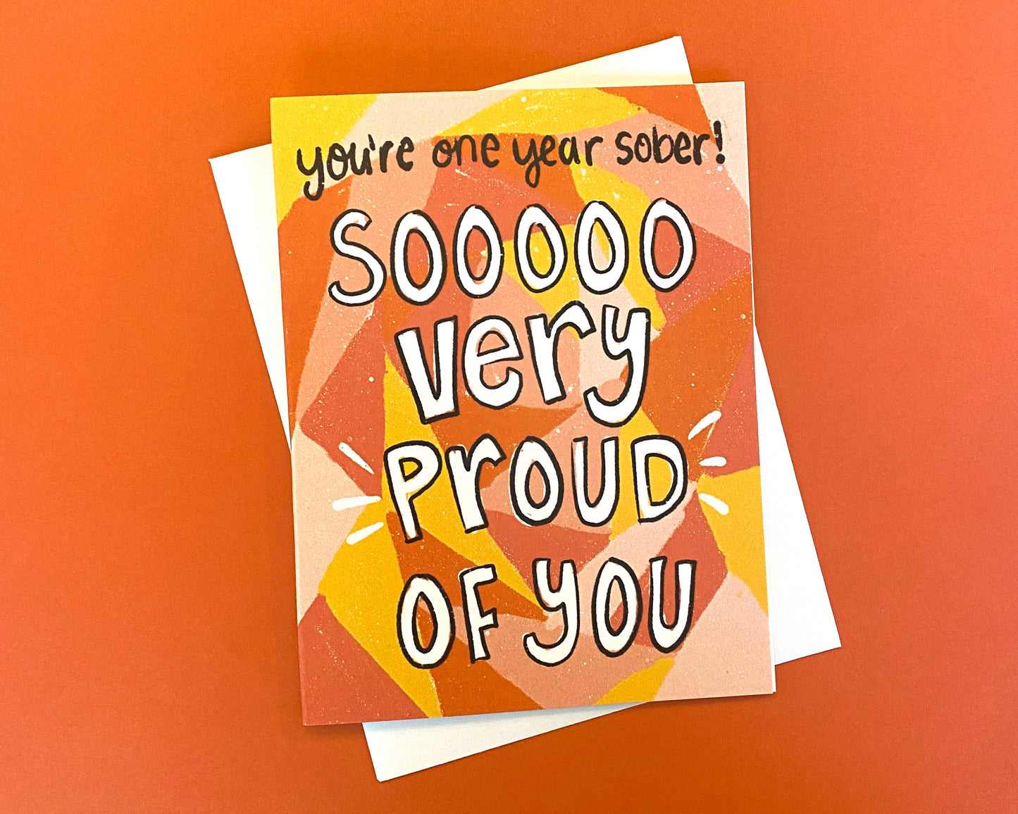 1 Year Sober, Sobriety Card, Sober Gift, One Year Sober Card, Sobriety Birthday Card, Sobriety Gift Men, Sobriety Milestone, Soberversary