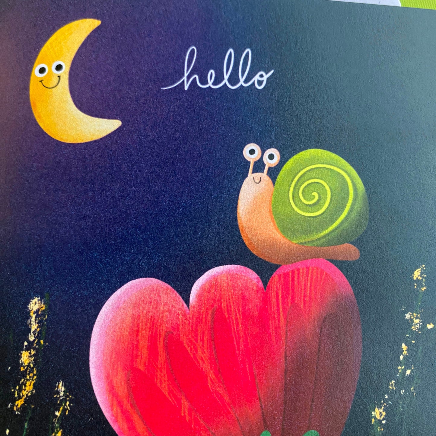 Hello Greeting Card, Just Because Card for Friend, Notecards, Blank Note Cards with Envelopes, all occasion card set, camp cards from home