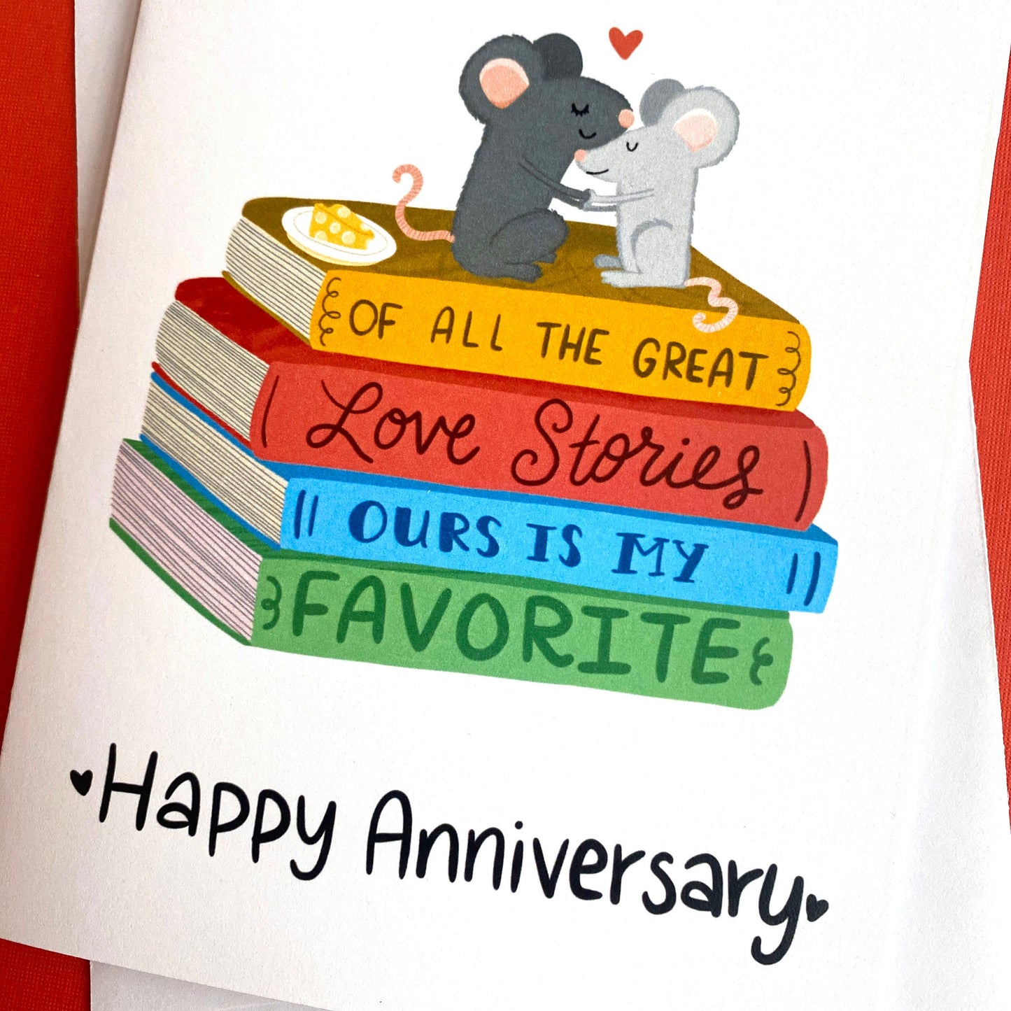 Cute Anniversary Card, Happy Anniversary Greeting Card, Wedding Anniversary Card