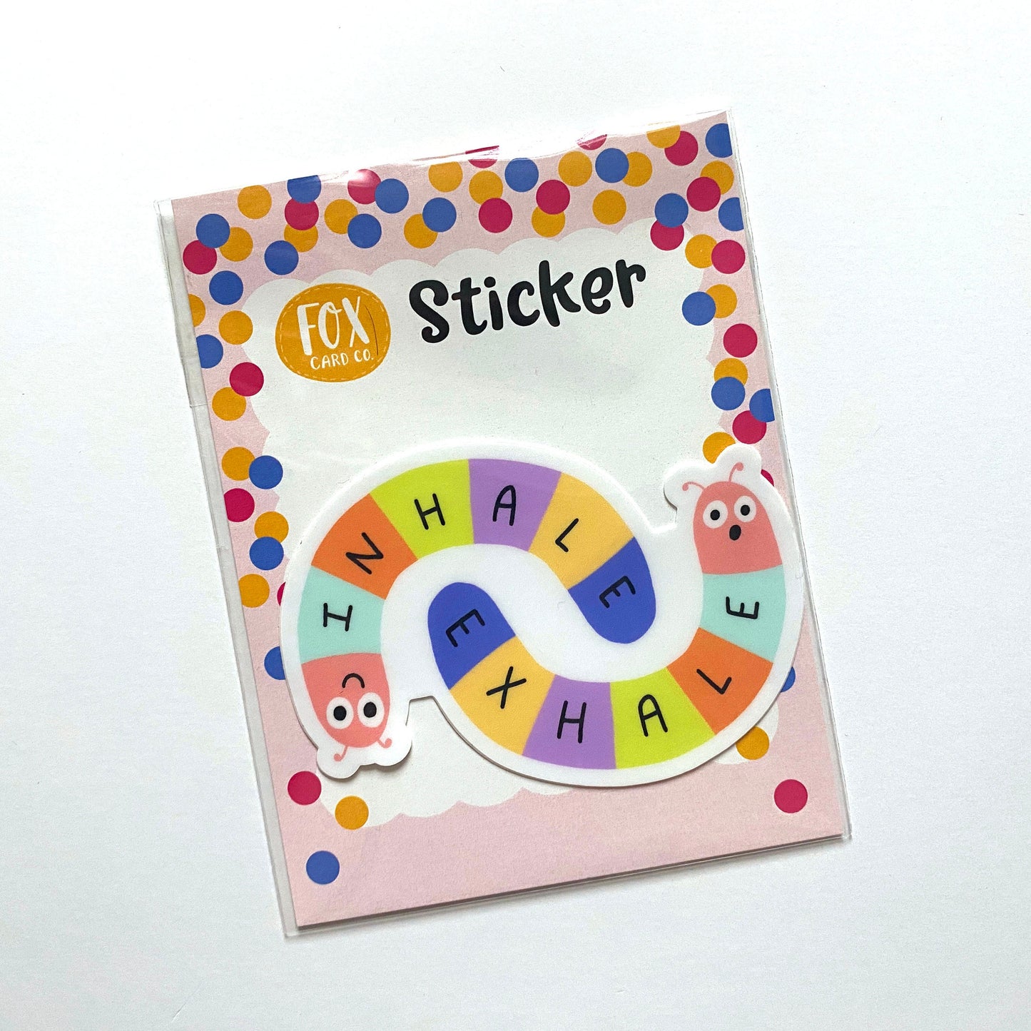 Inhale Exhale Sticker, Take a deep breath sticker, waterproof vinyl sticker, Mindfulness Sticker, Just Breathe Sticker, Meditation Stickers