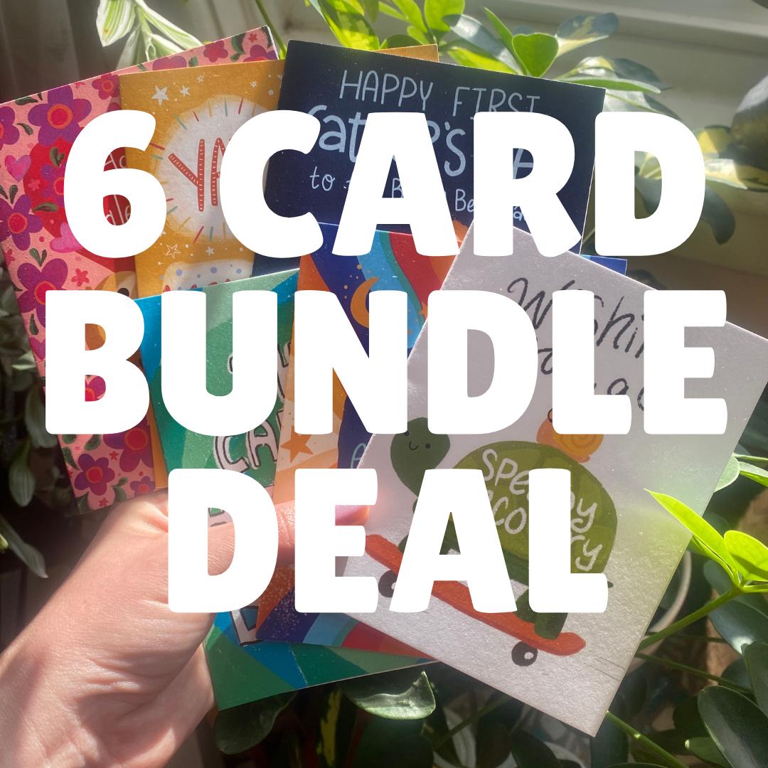 Greeting Card Bundle, Mix and Match Cards, Pick 6 Cards of your choice, Assorted Card Pack, Greeting Card Set