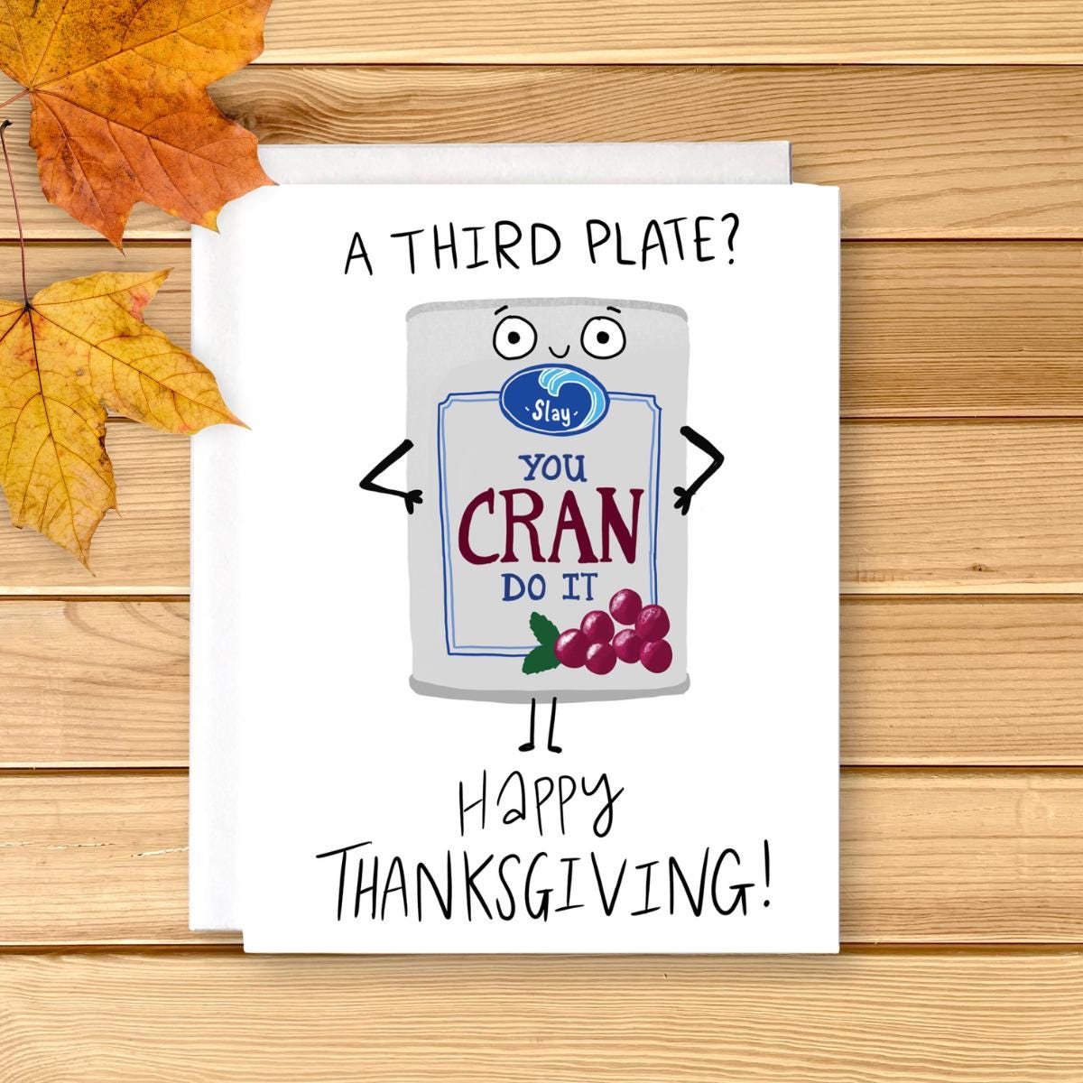 Thanksgiving Cards Set of 6, Fall lllustrated note cards with cozy autumn vibes