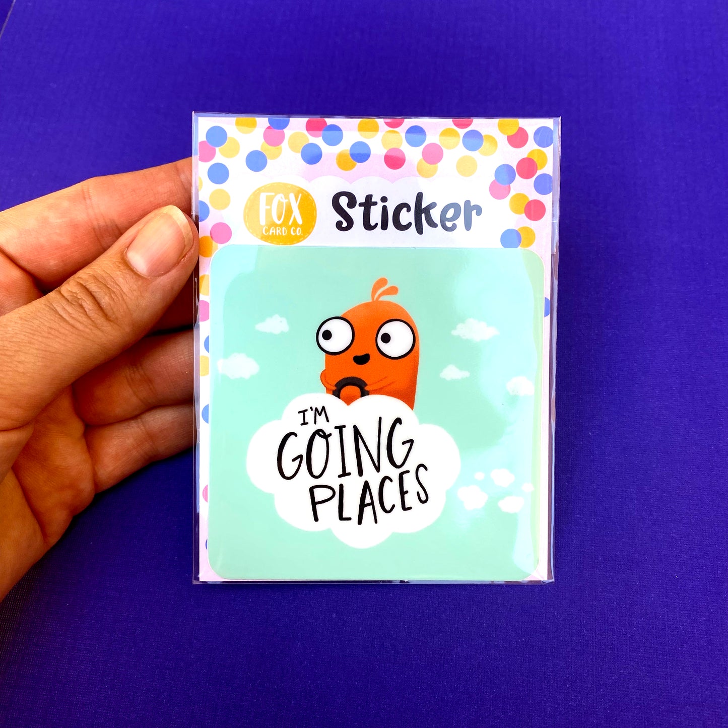 I'm Going Places Sticker