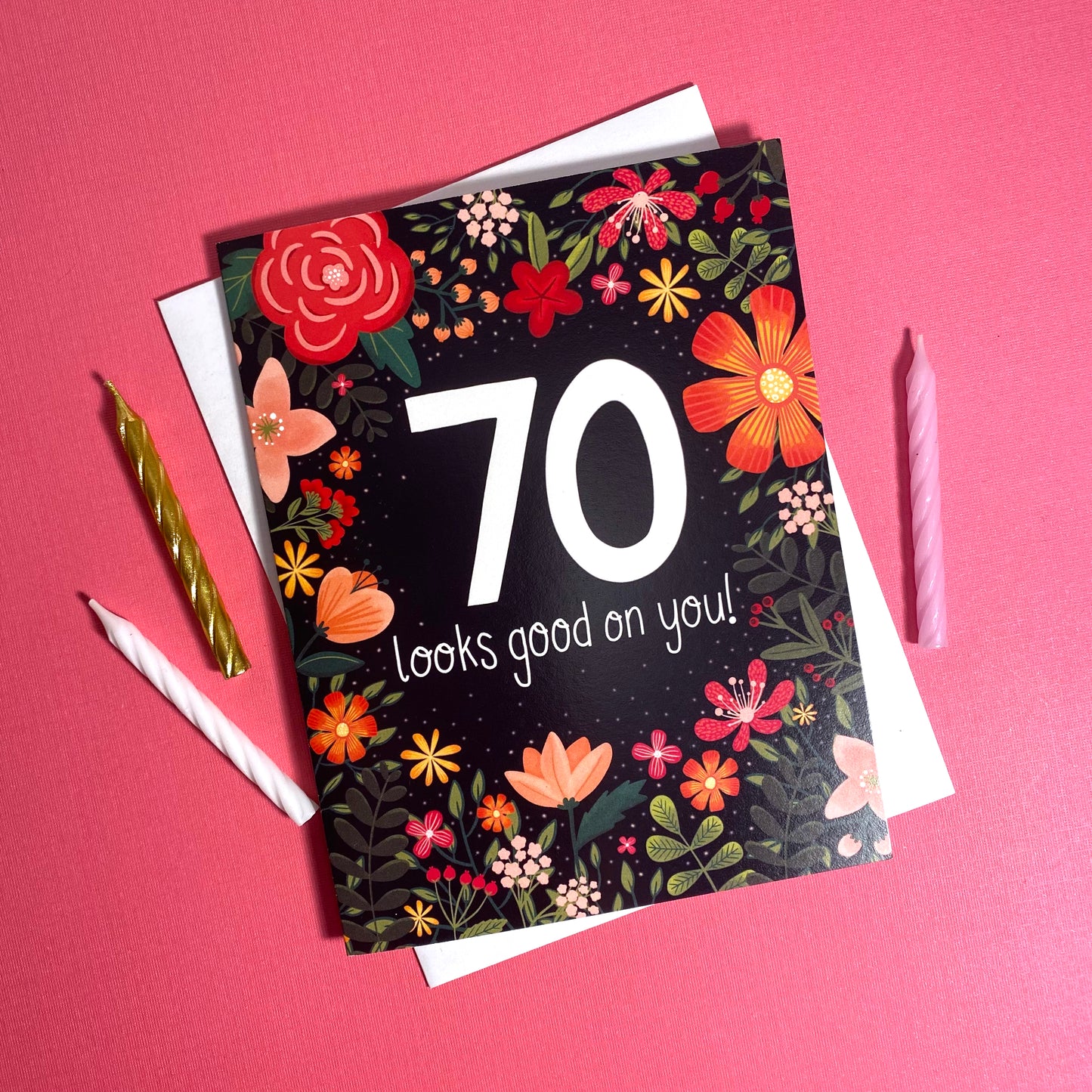 70th Birthday Card