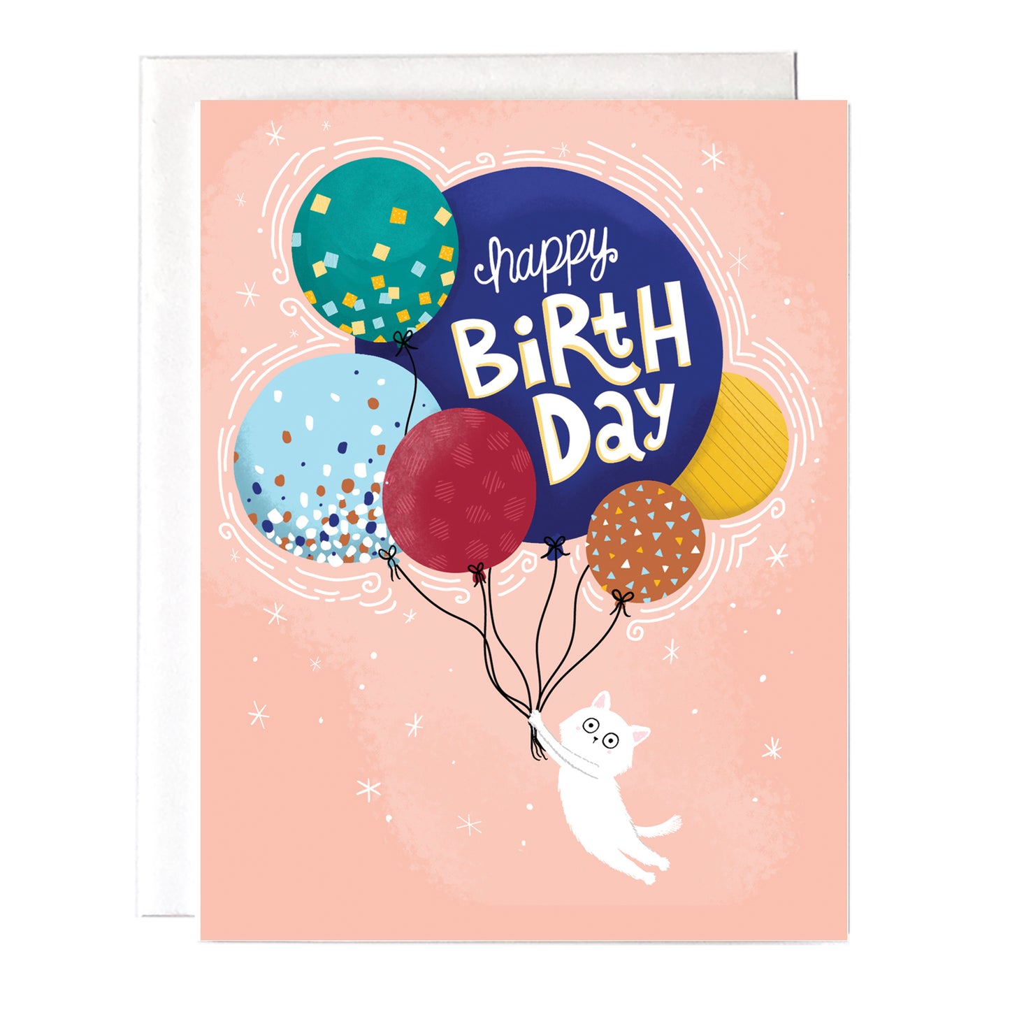 cat birthday card