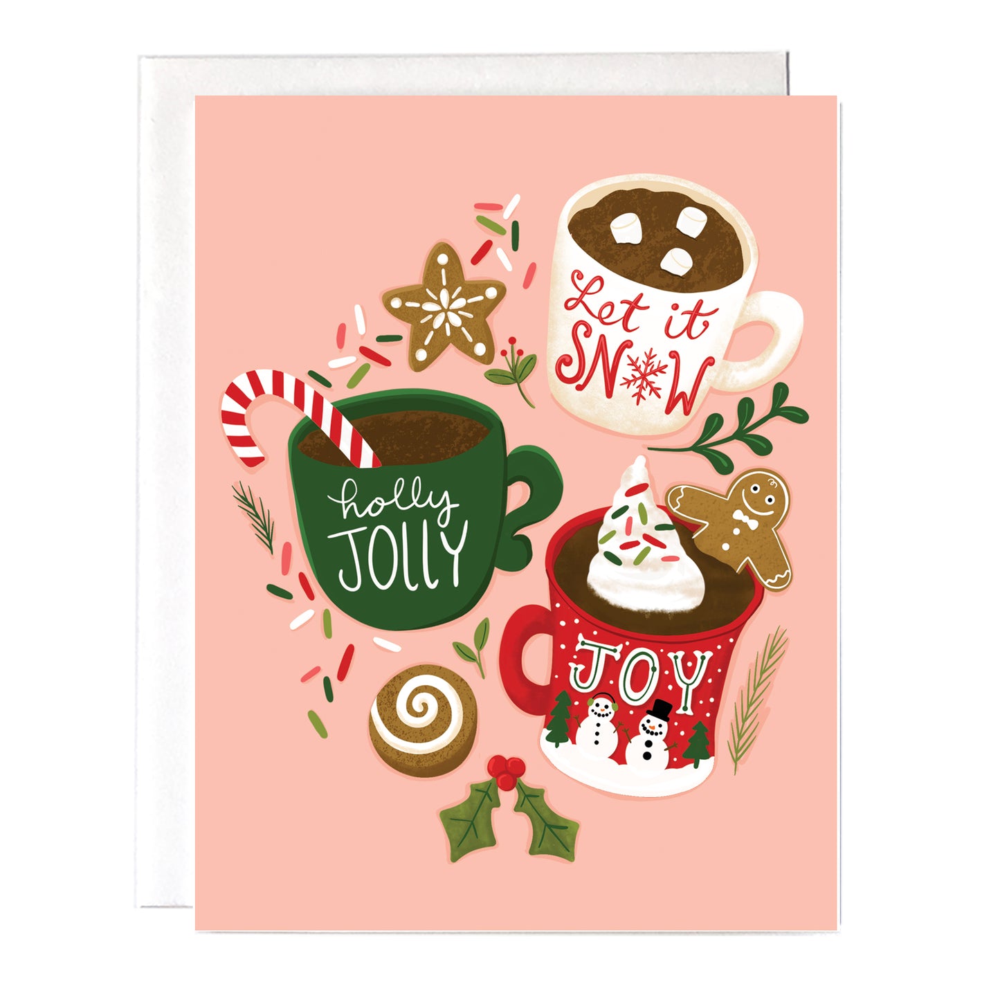 hot cocoa christmas card