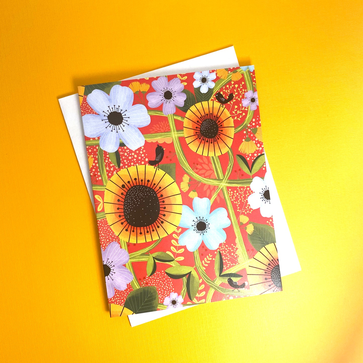 bird note card