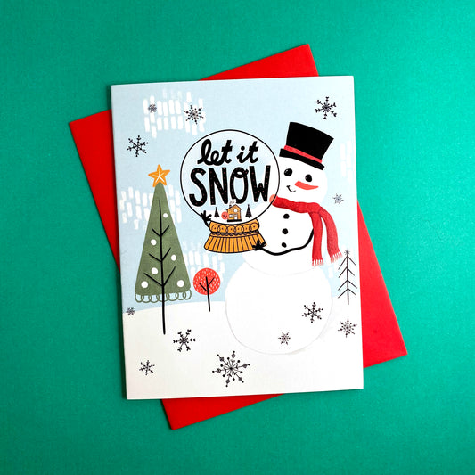 Let is Snow Christmas Card