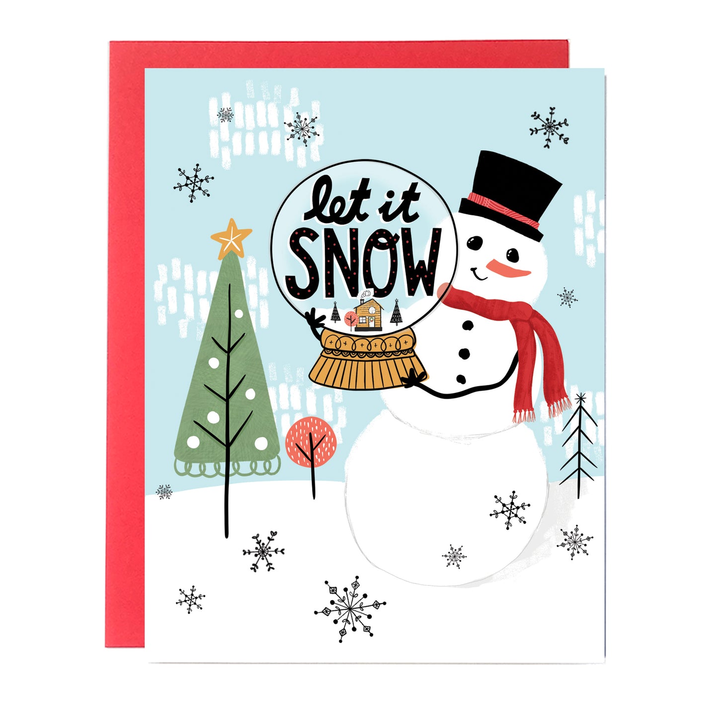 Snowman Christmas Card
