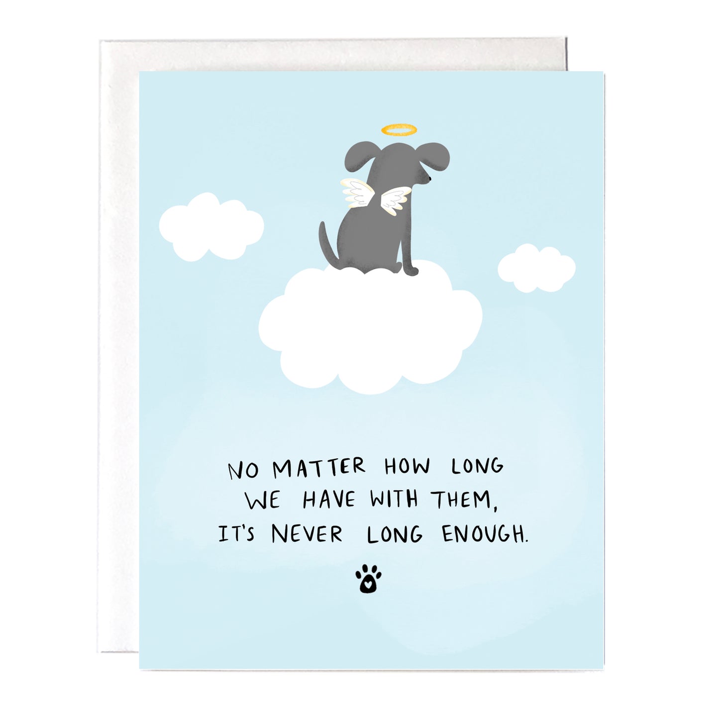 dog condolences card