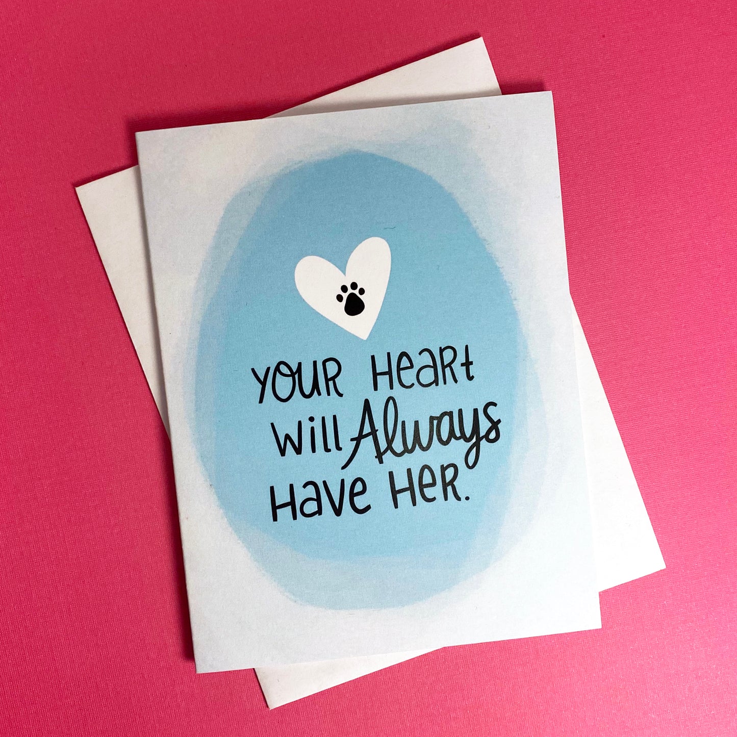 pet sympathy card