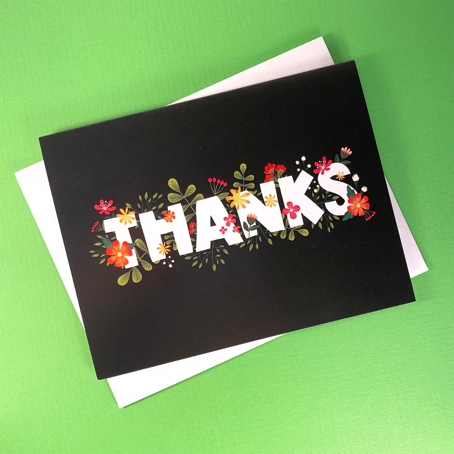 Thanks Flowers Card