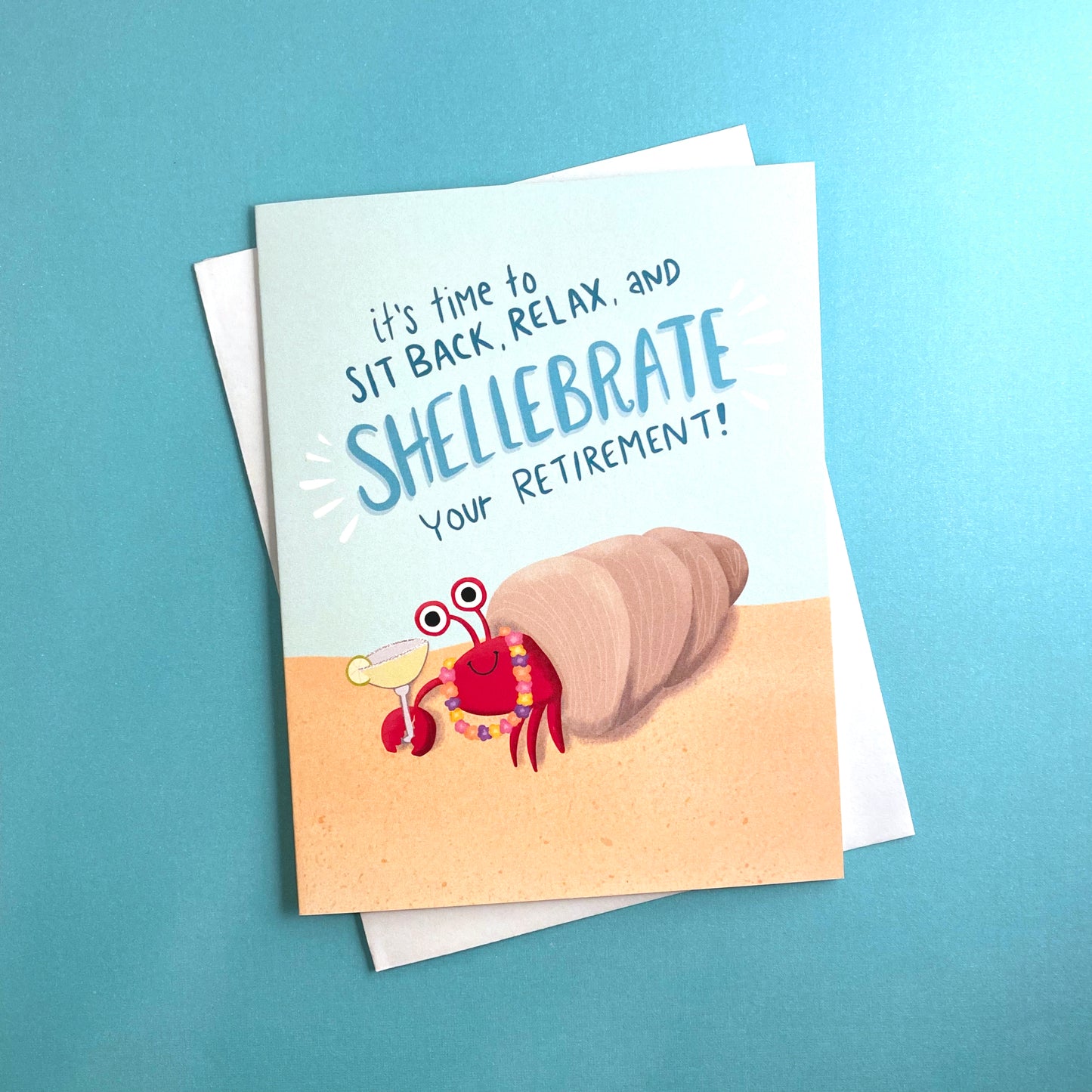 Funny Crab Retirement Card