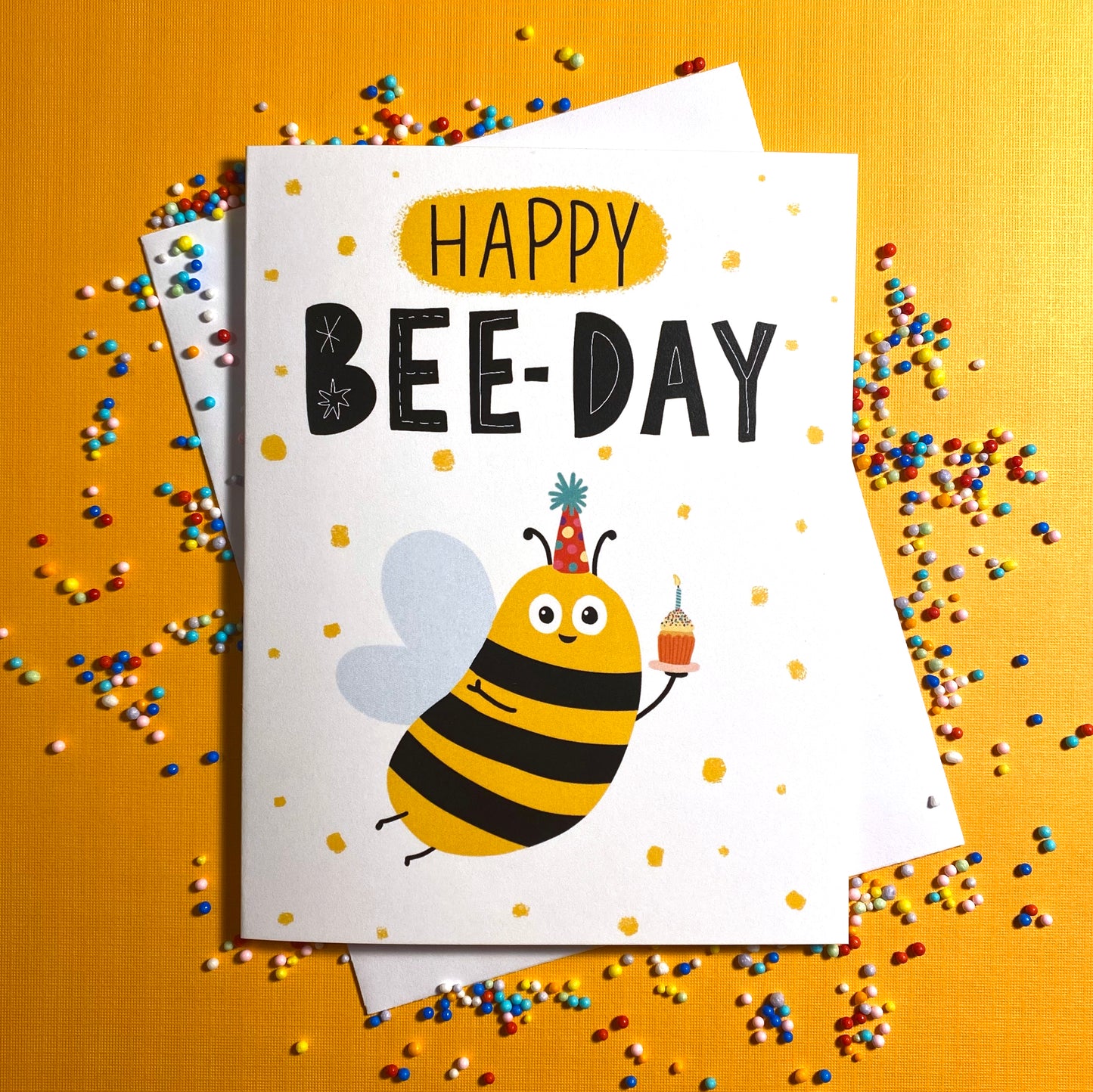 bee birthday card