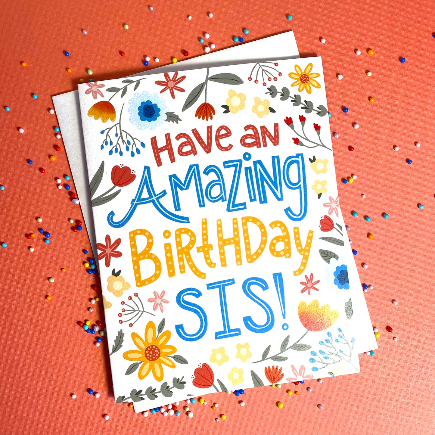 sister birthday card