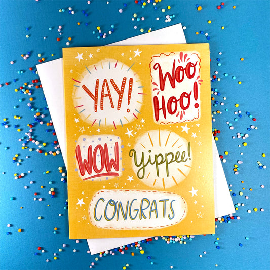 Woo Hoo Congrats Card
