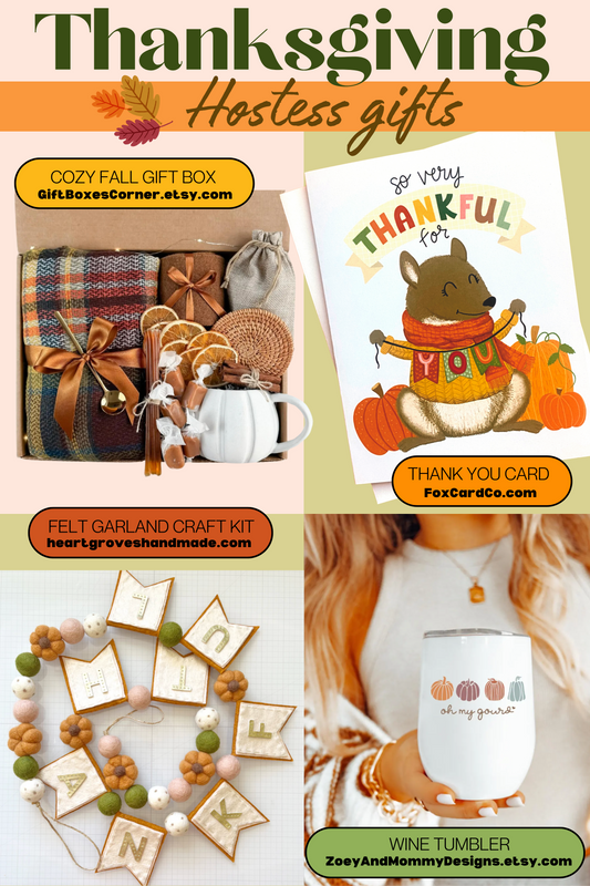 The Perfect Thanksgiving Hostess Gifts + What to Write Inside the Card!