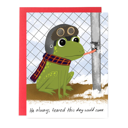 A Christmas Froggy Holiday Card