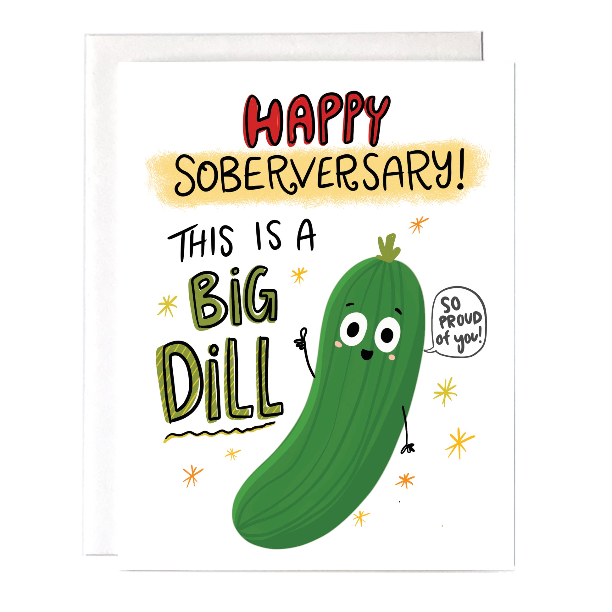 Congratulate someone on their sobriety milestone! Perfect for any type of soberversary. Size A2 greeting card (4.25" x 5.5") with envelope, blank Inside. All cards are designed and Illustrated with love by me, Anna Fox, and are printed at my friendly neighborhood print shop in Denver, CO.
