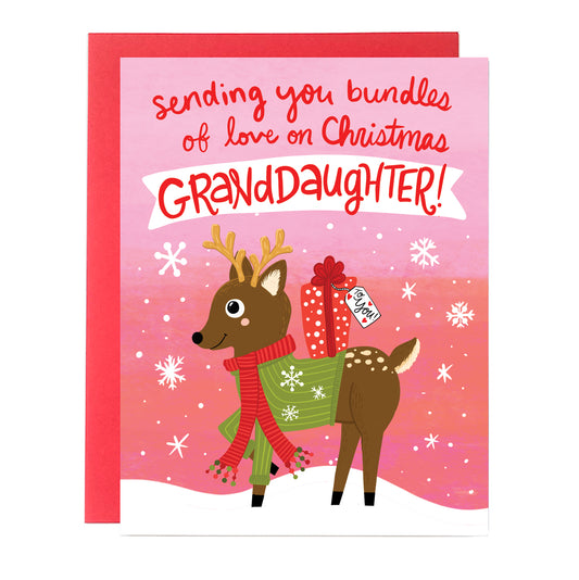 Granddaughter Christmas Card