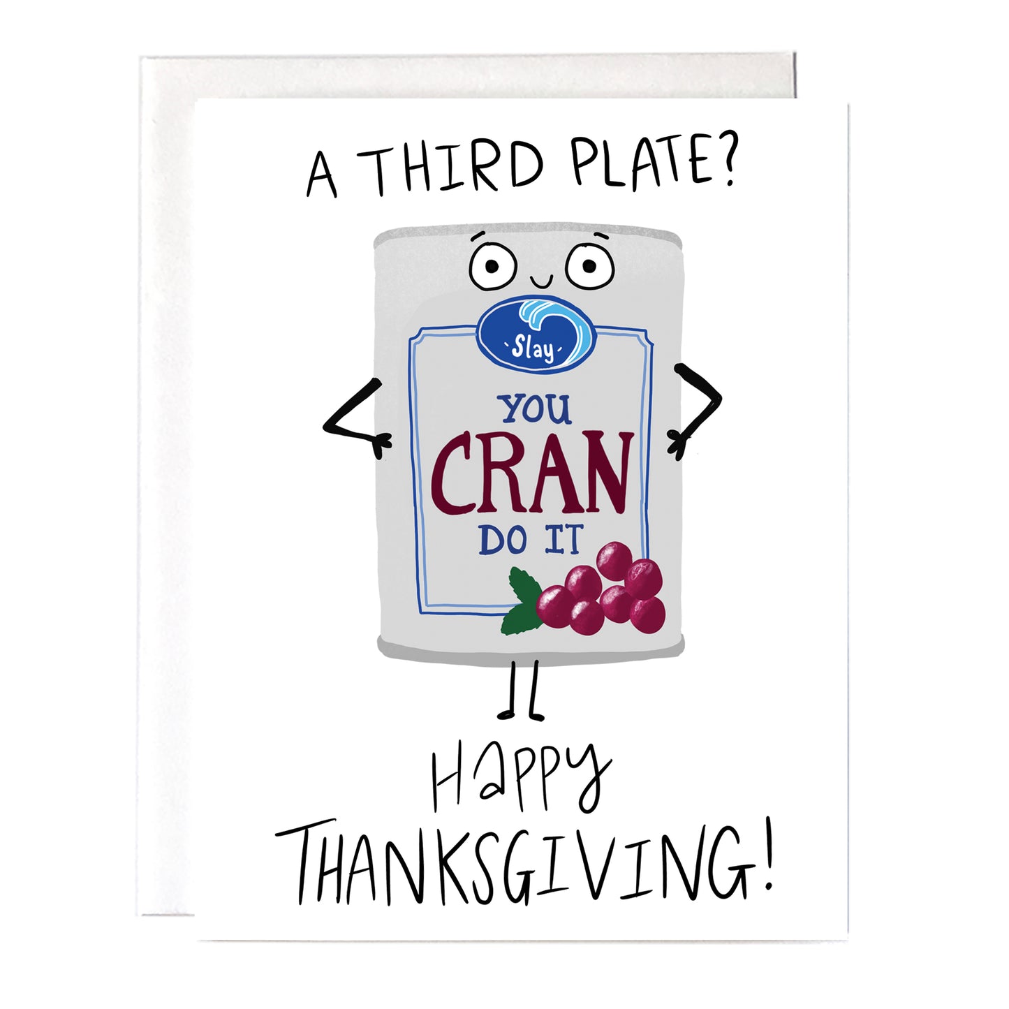 Thanksgiving Cranberry Can Card