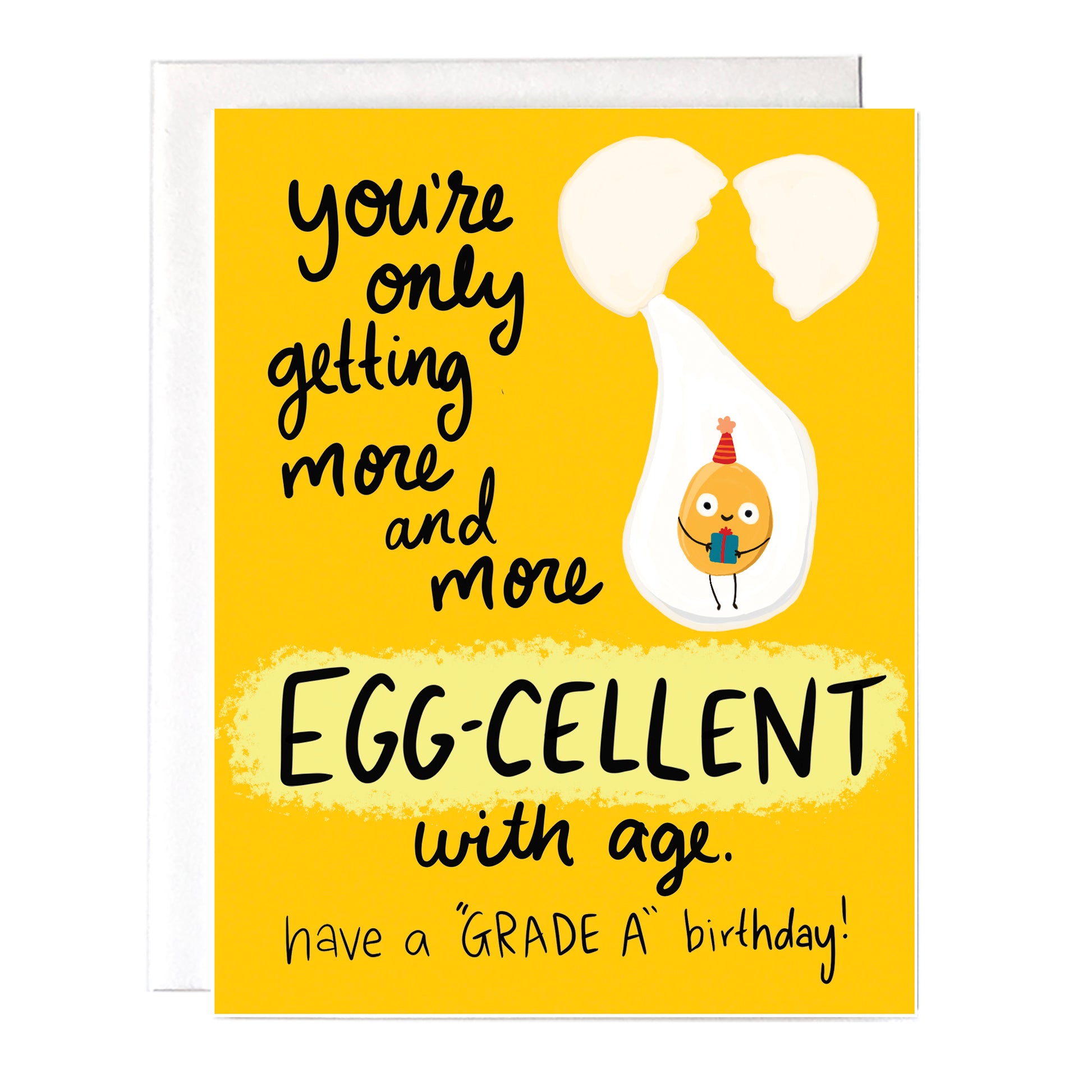 Funny Birthday Card Egg