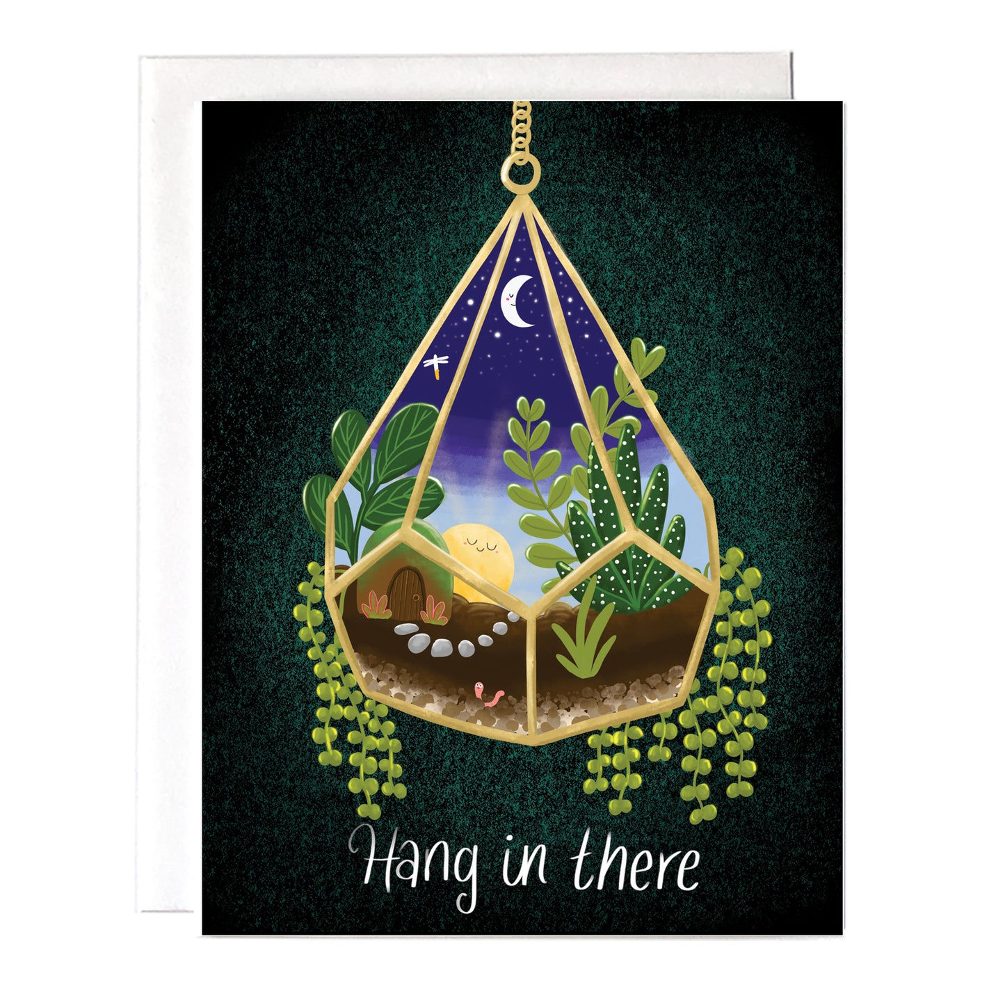 Terrarium Hang In There Card