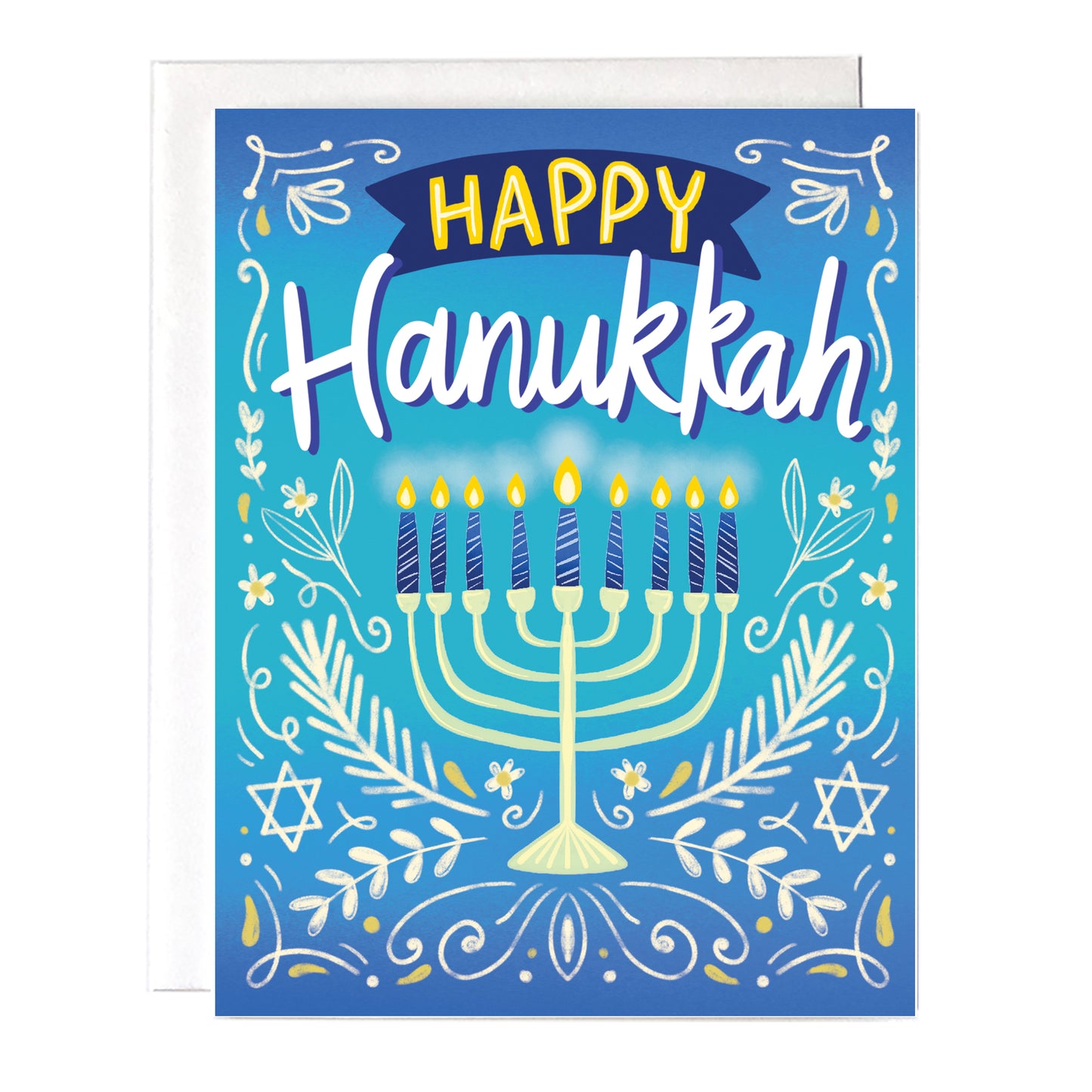 Menorah Happy Hanukkah Card