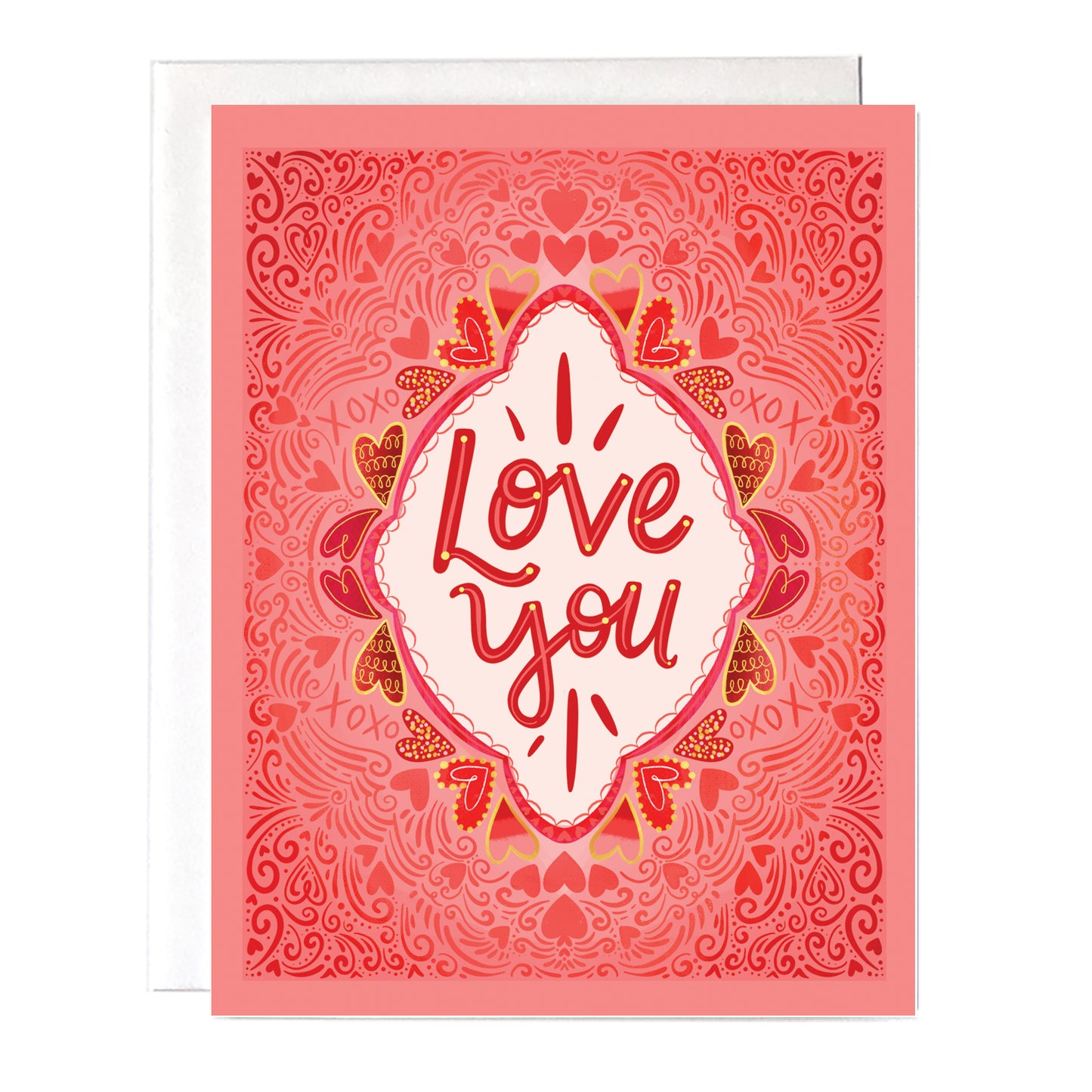 Elegant Love You Valentine's Day Card