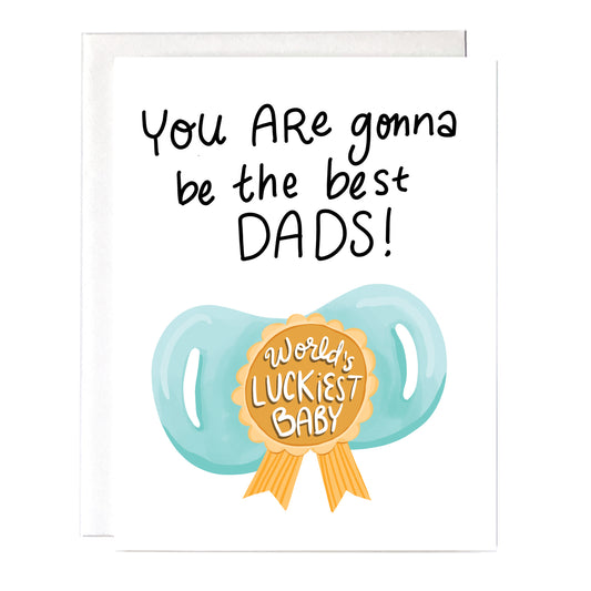 Gay Dads Baby Card