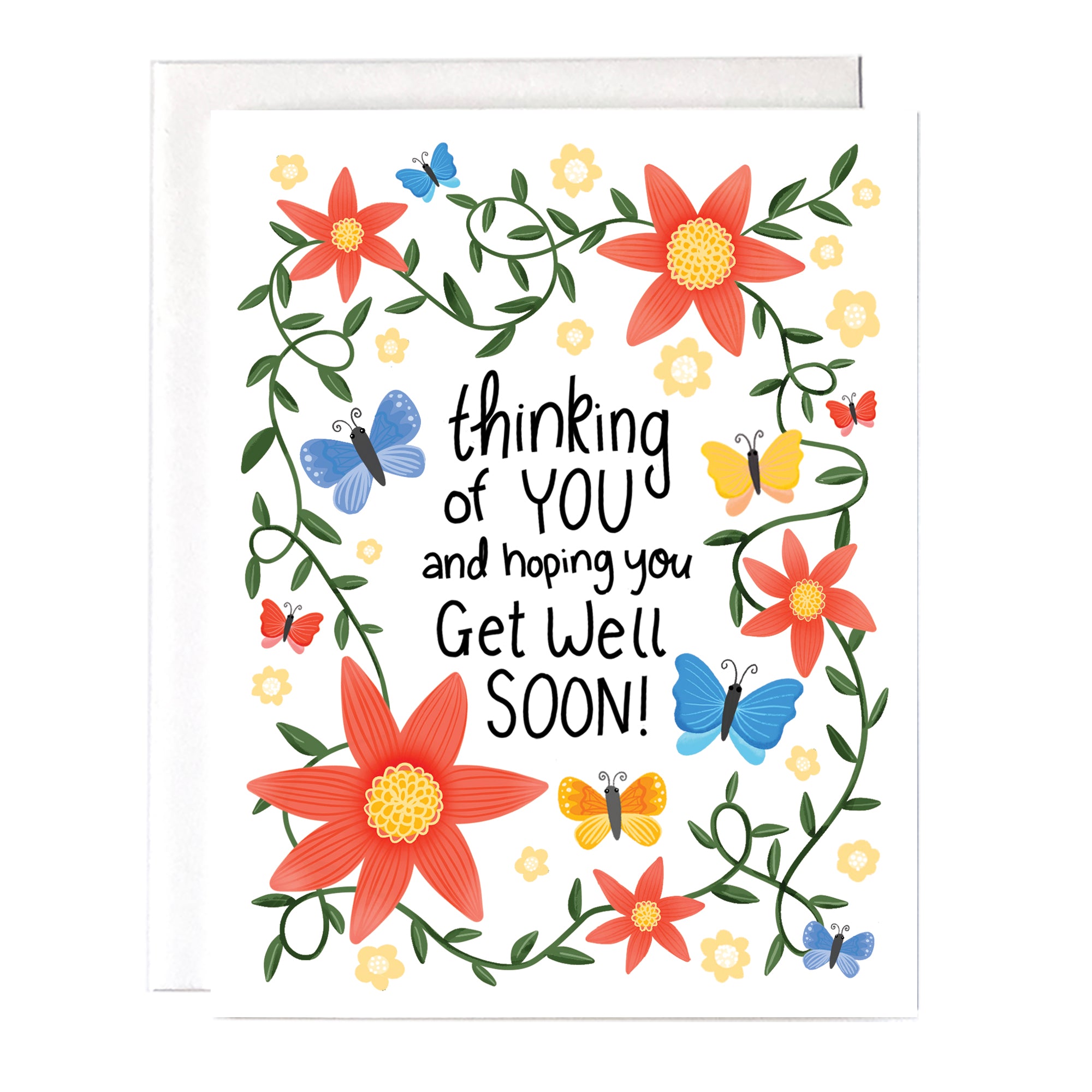 Thinking of You Get Well Card
