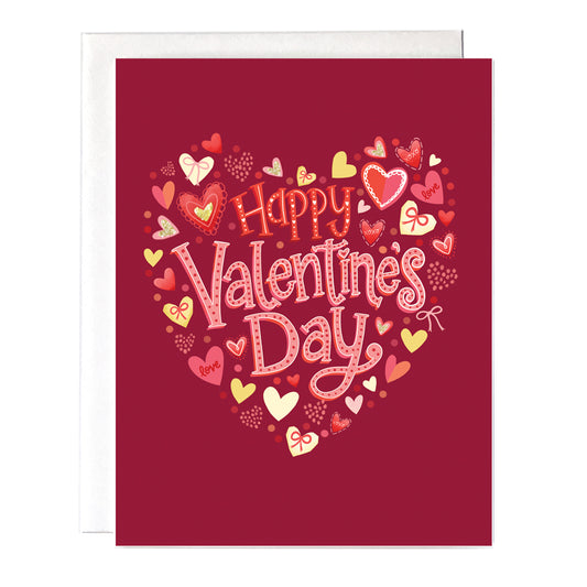 Happy Hearts Valentine's Day Card