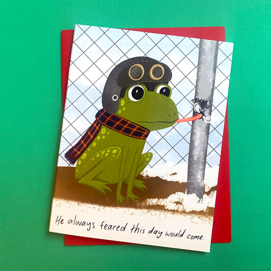 A Christmas Froggy Holiday Card