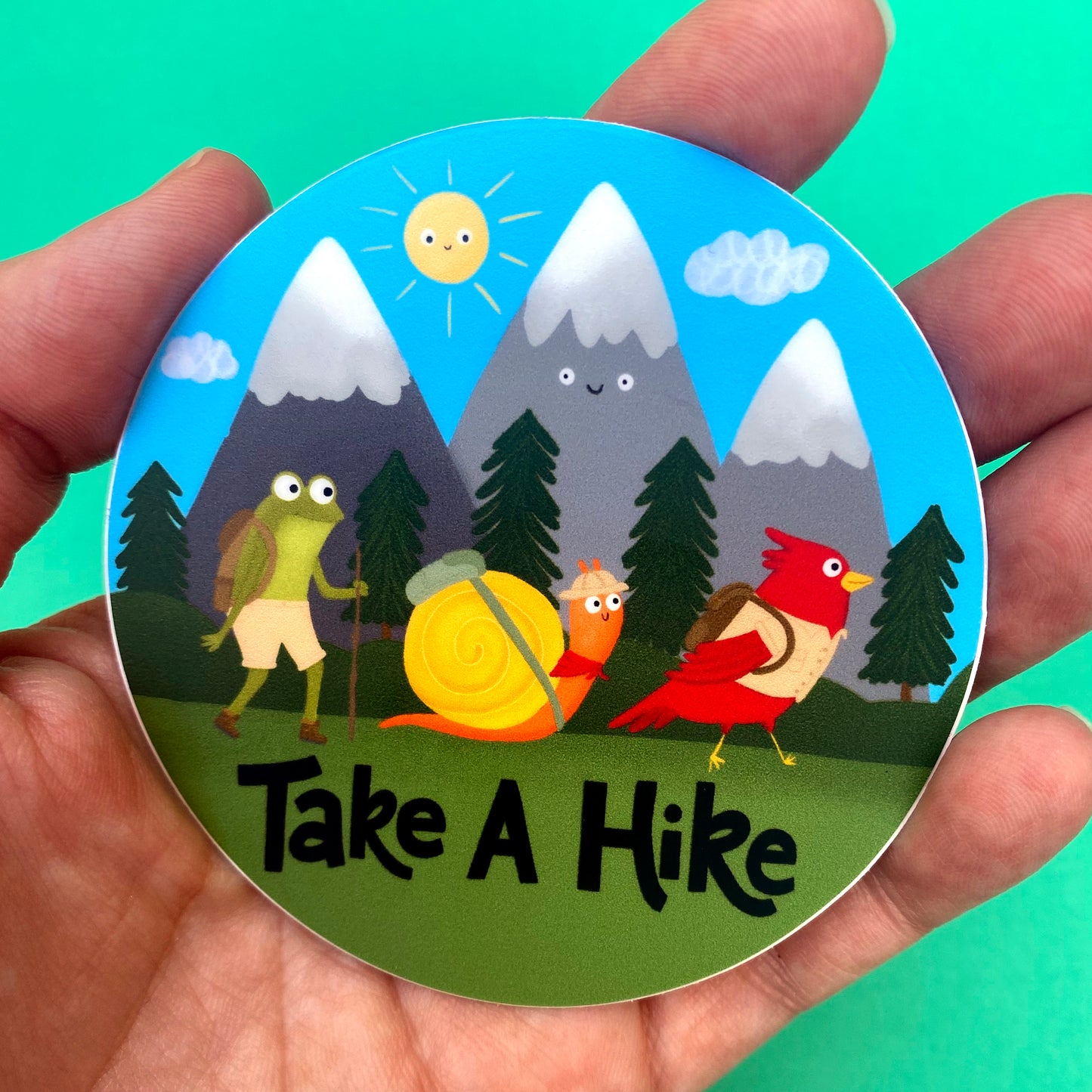 Hiker Sticker