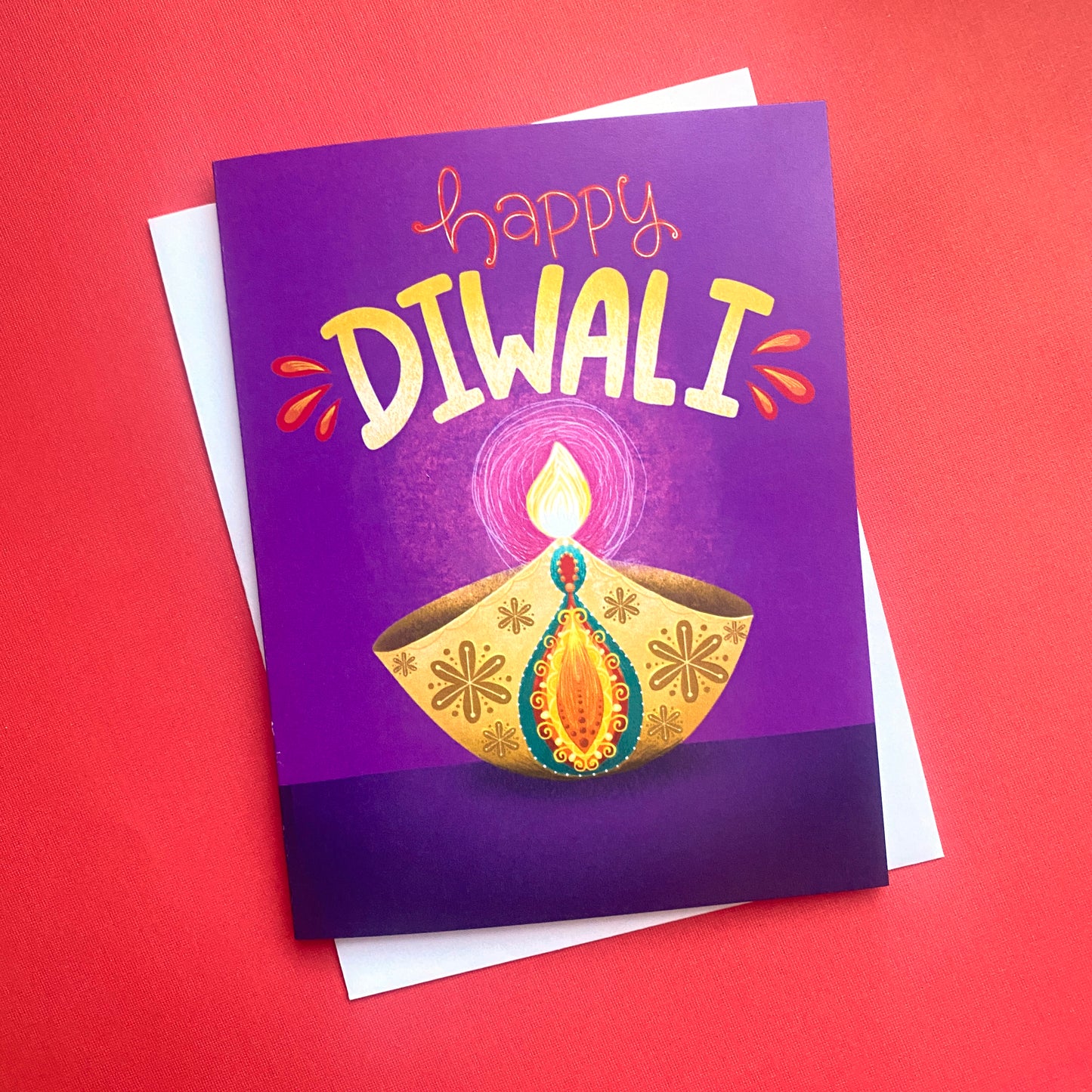 Diya Diwali Card