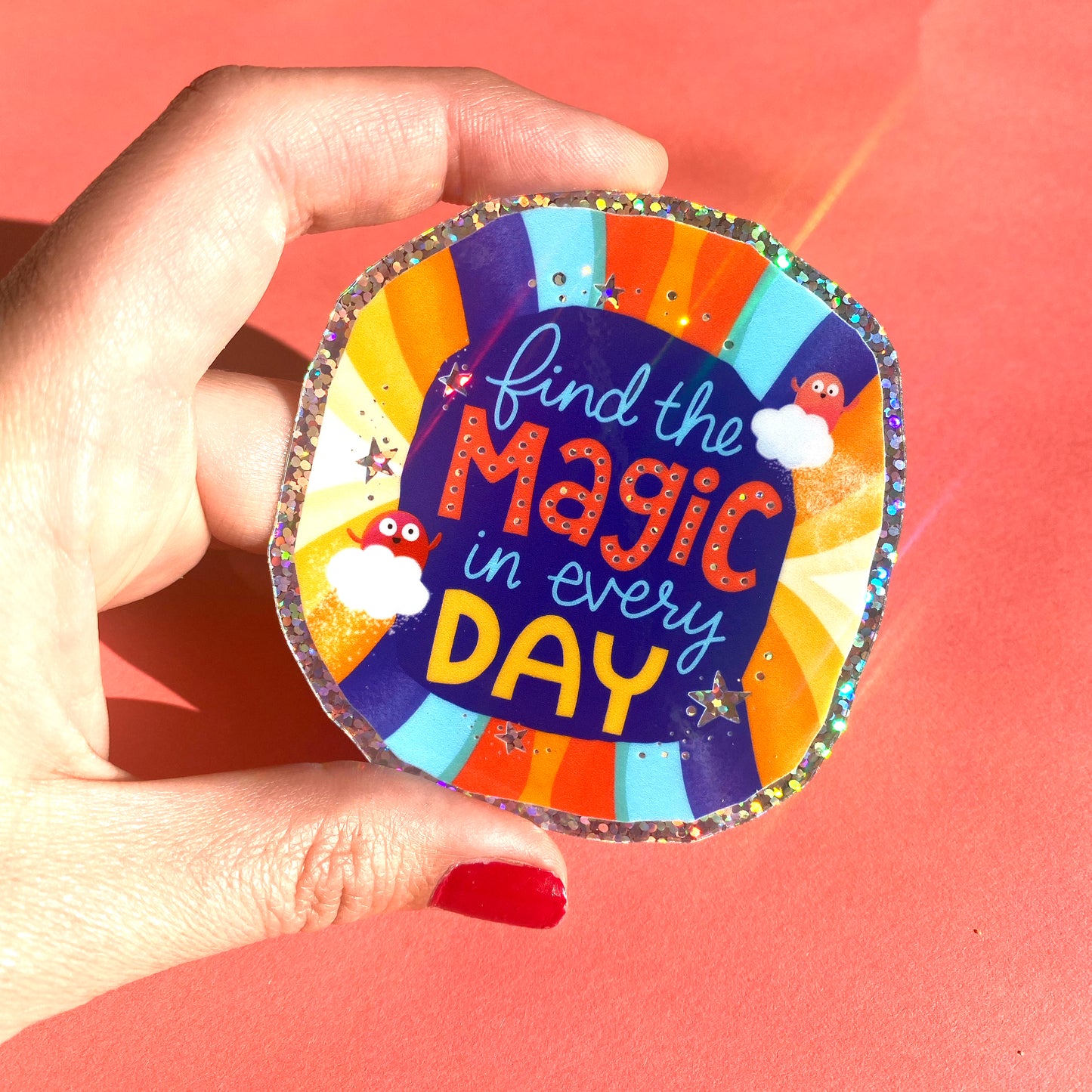 Find The Magic In Everyday Sticker Glitter