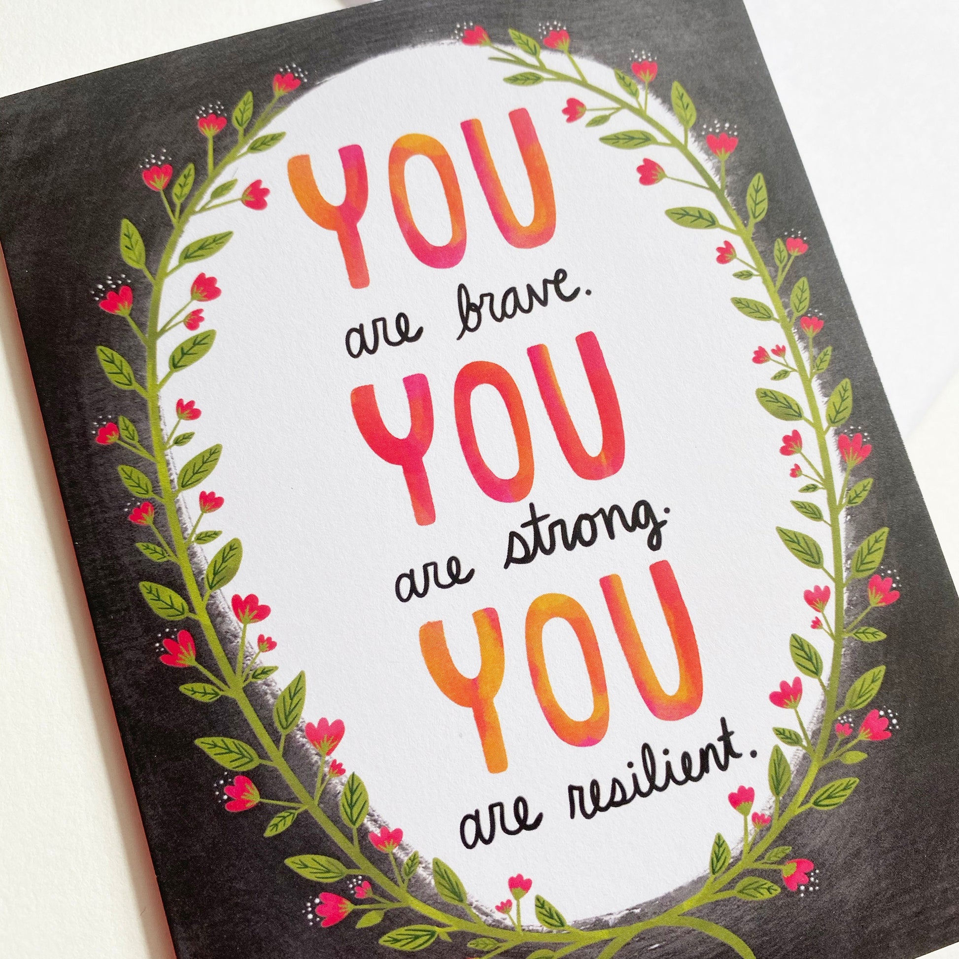 You are Strong Card, Encouragement Cards For Women, Breast Cancer Card, Mastectomy Card, Cancer Cards for Women, Sobriety Card, Brave Card