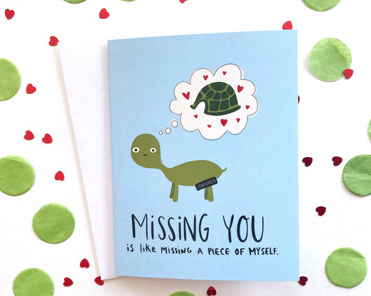 Long Distance Relationship Card, Long Distance Boyfriend, Just Because Card, Miss You Card, Long Distance Relationship Gift,