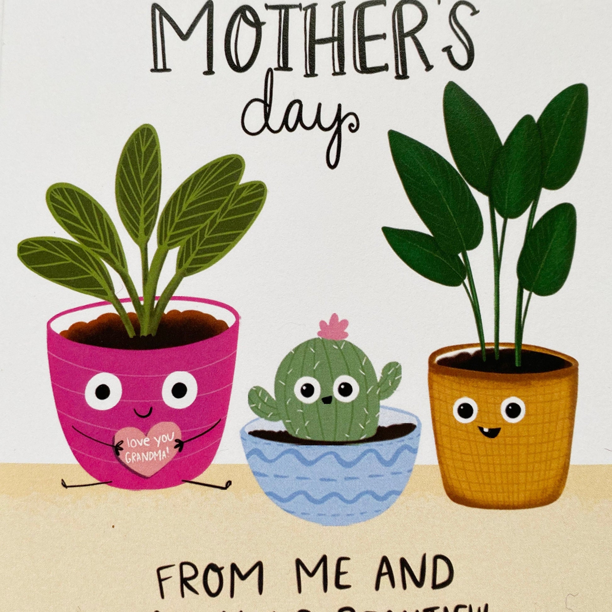 Funny Mother's Day Card for Mom, Happy Mothers Day Card For Mother's Day from Daughter, Mothers Day Plant Gift, Mother of Plants, Mom Cards