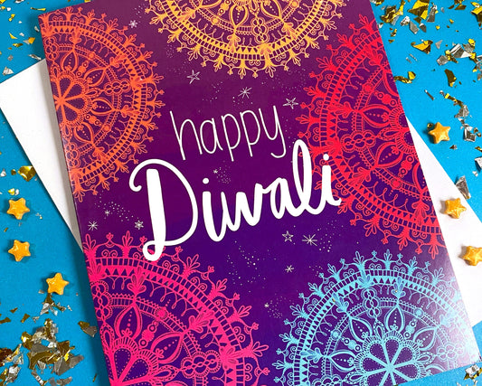 Happy Diwali Cards, Diwali Card, Deepavali Card, Diwali Gift, Diwali Greeting Cards, Festival of Lights, Diwali Cards Pack,
