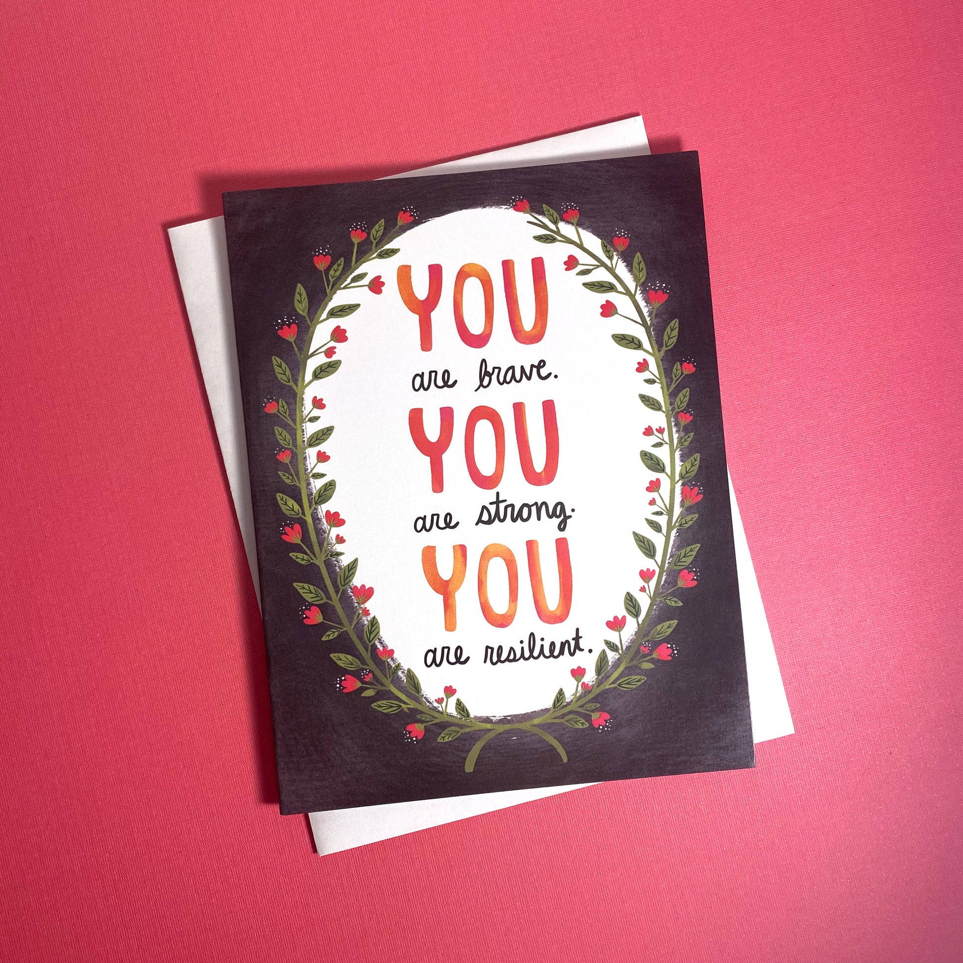 You are Strong Card, Encouragement Cards For Women, Breast Cancer Card, Mastectomy Card, Cancer Cards for Women, Sobriety Card, Brave Card