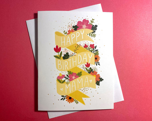 Mom Birthday Card, Mama Birthday Gifts, Birthday Card for Mom, Mom Birthday Gift from Daughter, Mother Birthday Card, Happy Birthday Mom