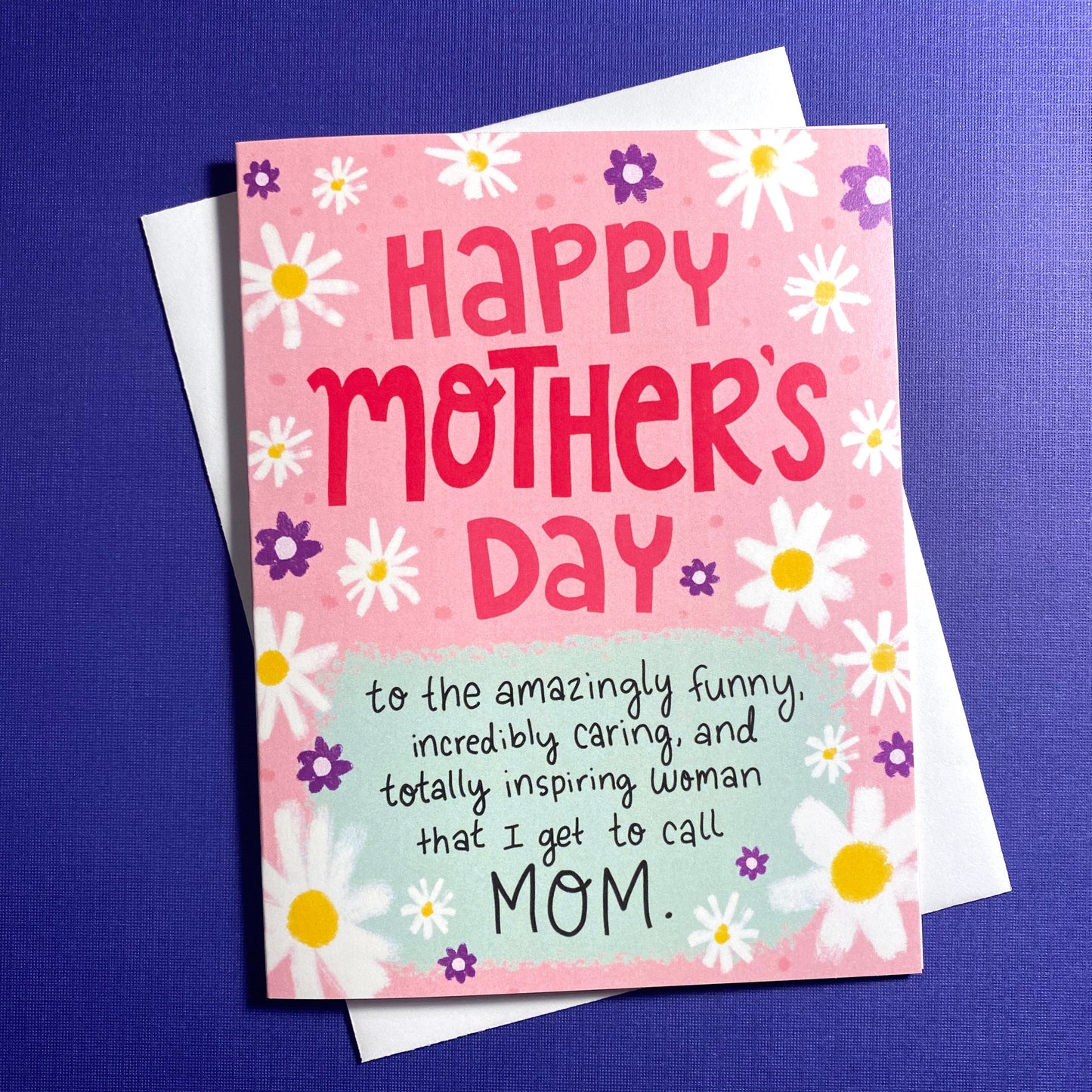 Sweet Mothers Day Card for mom, I Love You mom Card, funny mothers day card, inspirational mothers day gift, Thank you Mother's Day Card