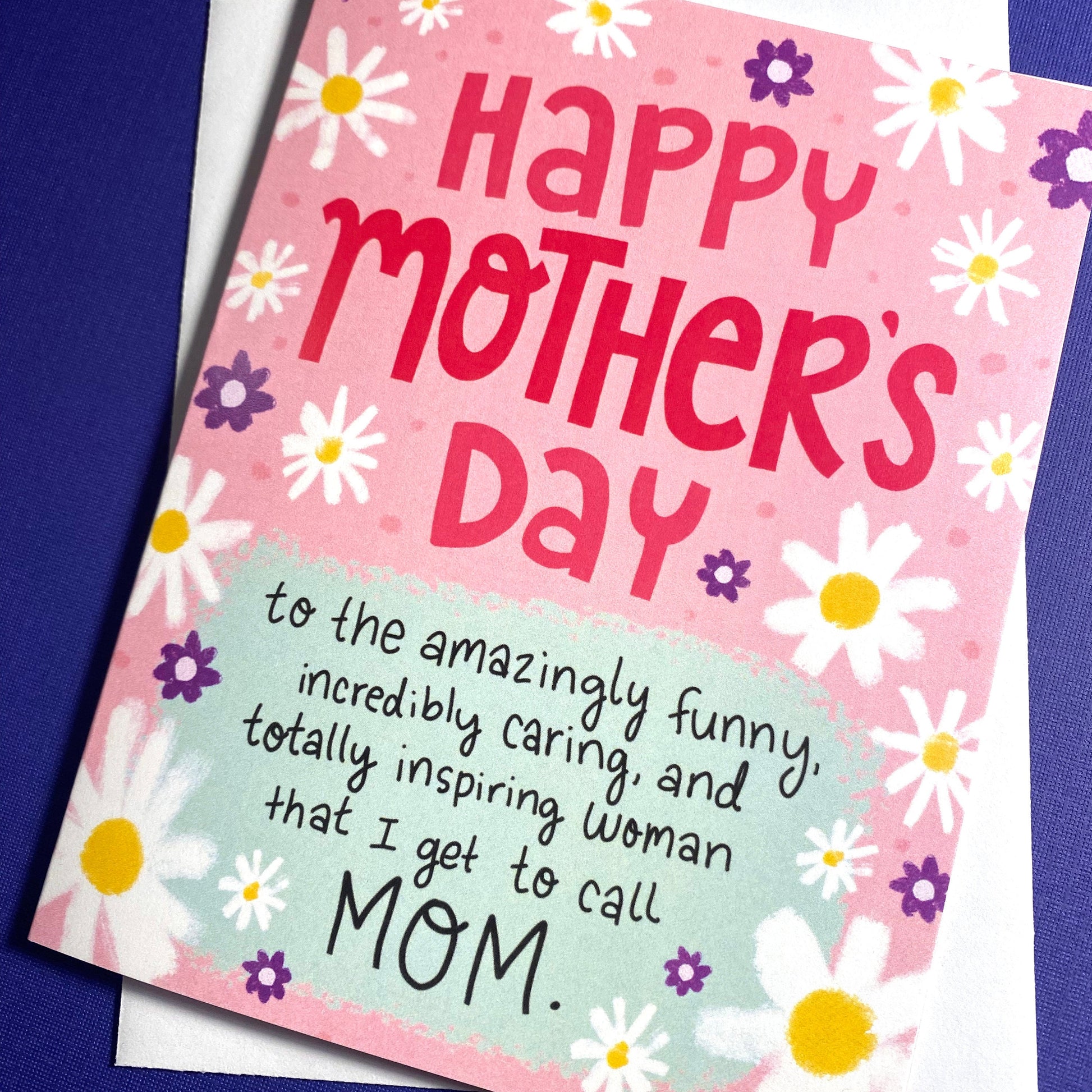 Sweet Mothers Day Card for mom, I Love You mom Card, funny mothers day card, inspirational mothers day gift, Thank you Mother's Day Card
